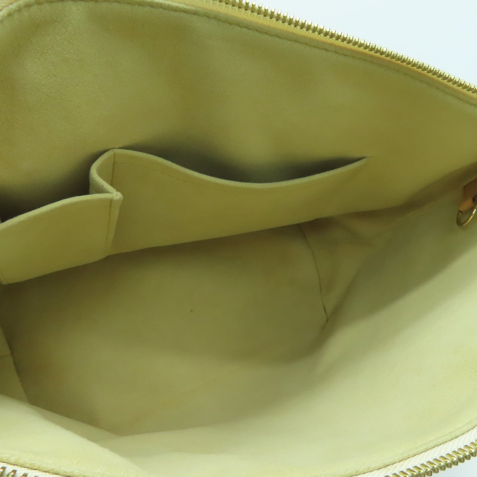 LOUIS VUITTON 【激减优惠】Damier Azur Saleya PM金扣手挽袋米色