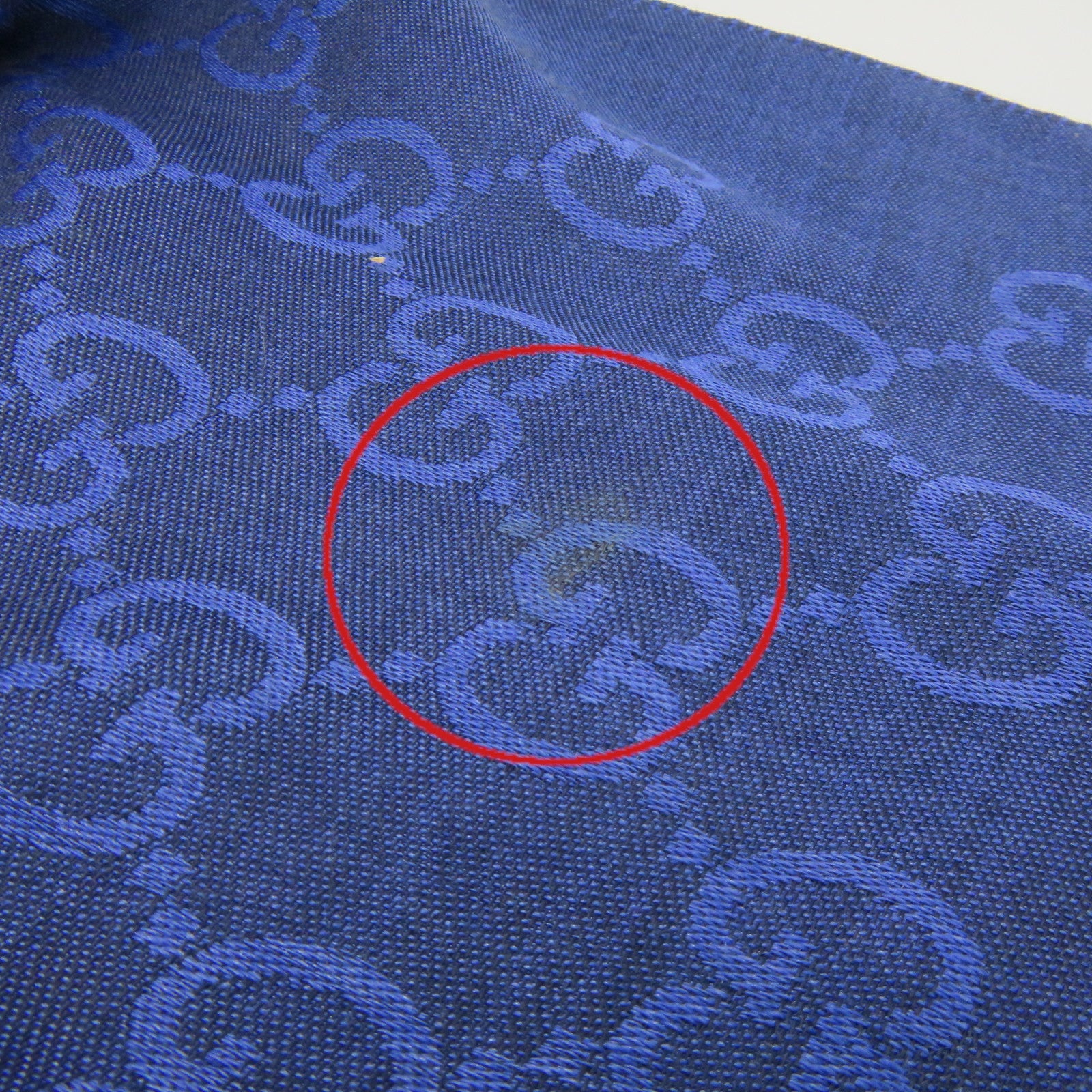 GUCCI 羊绒Scarf围巾蓝色