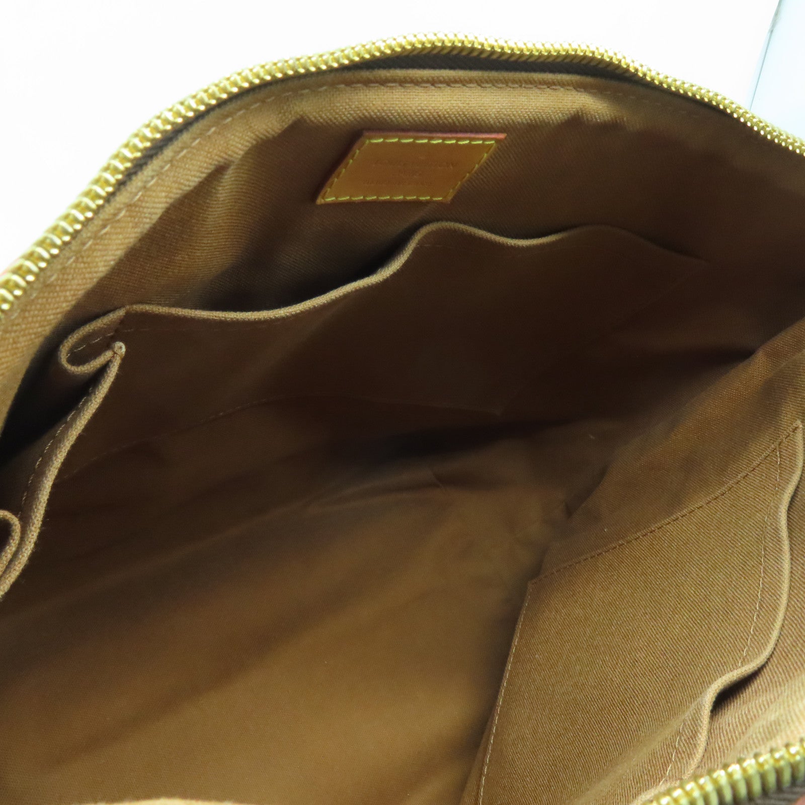 LOUIS VUITTON Monogram Palermo PM金扣手挽肩背兩用袋啡色