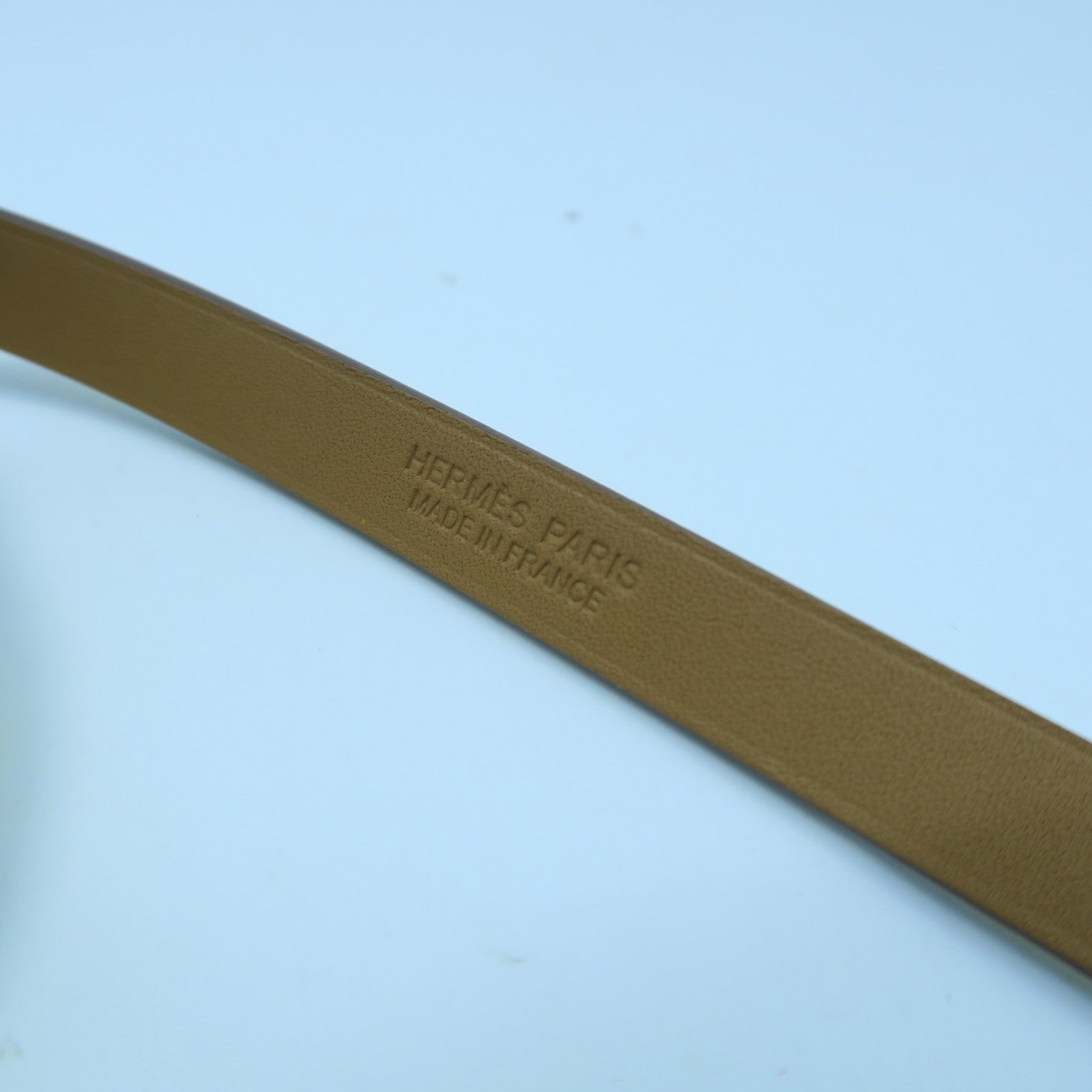 HERMES Swift Leather Mini Kelly Double Tour Bracelet Silver Buckle Bracelet Limoncello Yellow