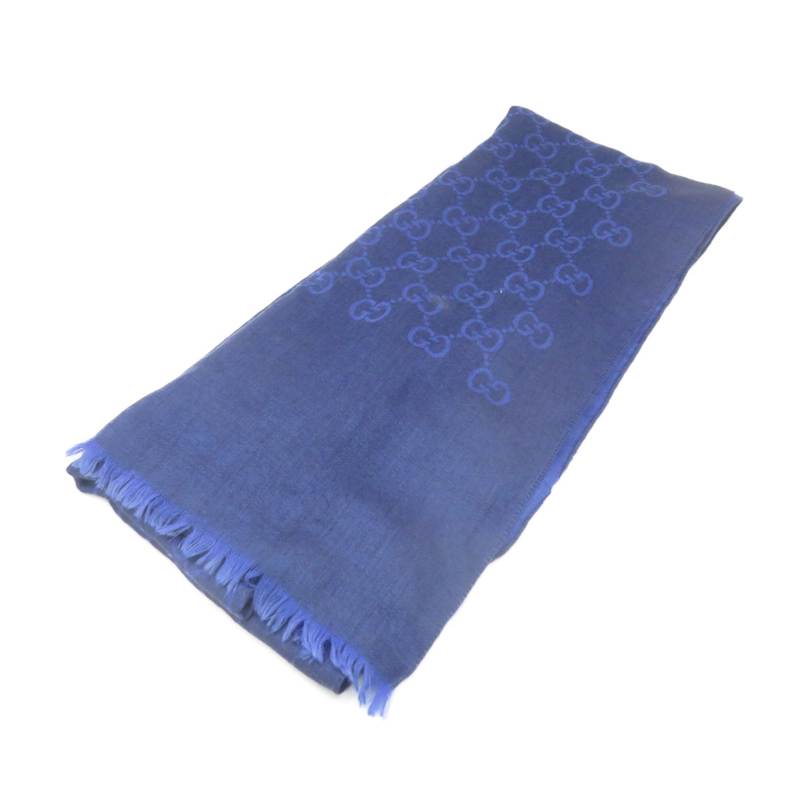 GUCCI 羊绒Scarf围巾蓝色