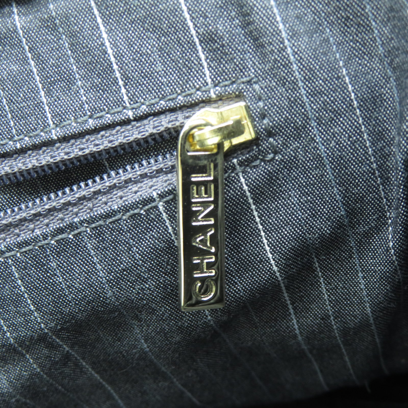 CHANEL 菱格牛皮皮革Chain Shoulder Bag金扣手挽肩背兩用袋黑色