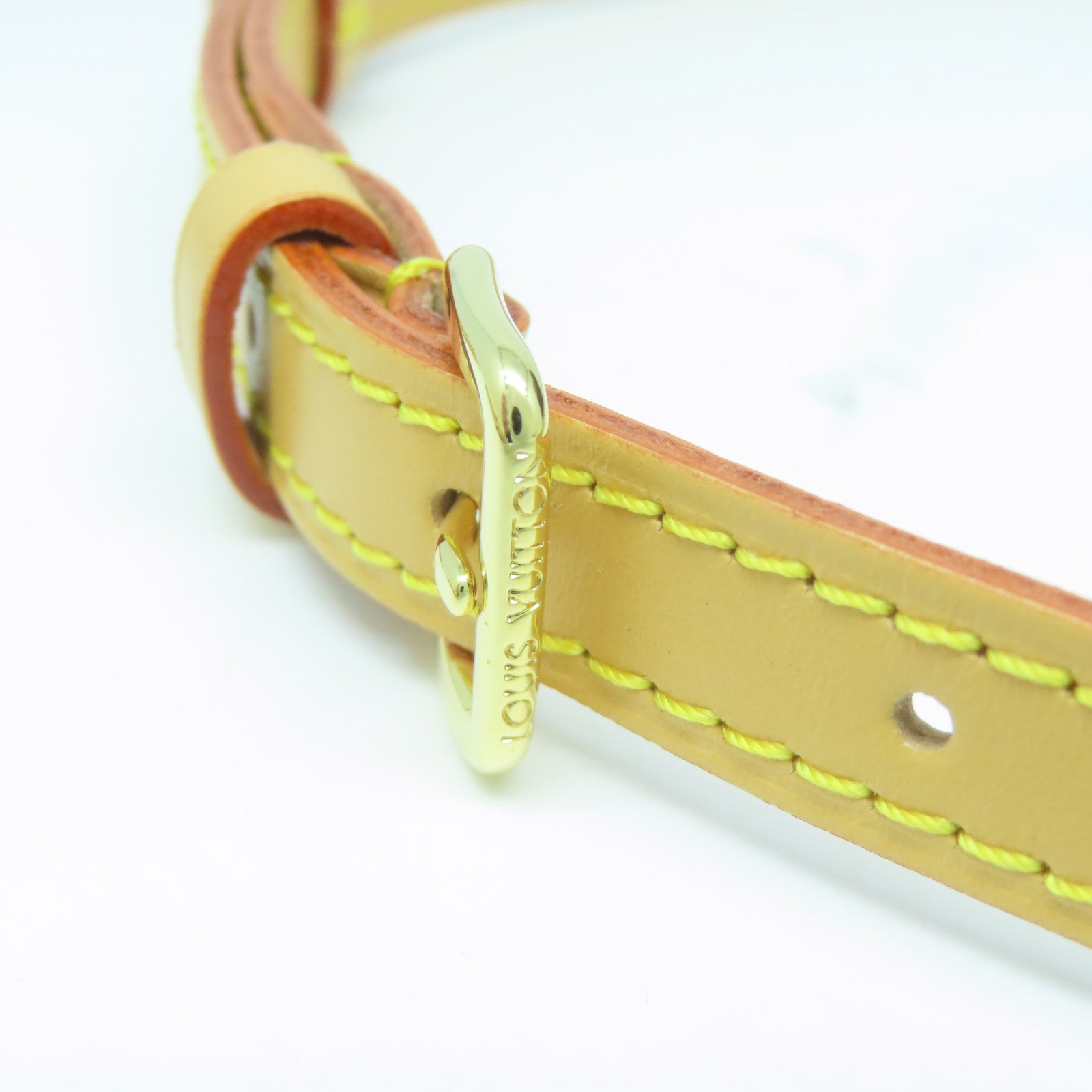 LOUIS VUITTON Monogram Petit Sac Plat金扣手挽肩背兩用袋啡色