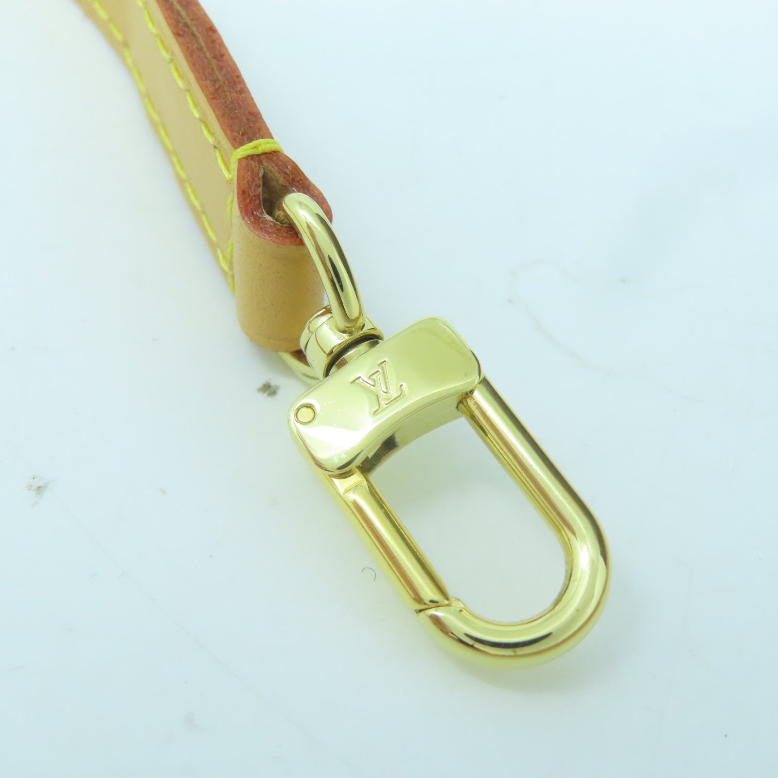 LOUIS VUITTON Monogram Petit Sac Plat金扣手挽肩背兩用袋啡色