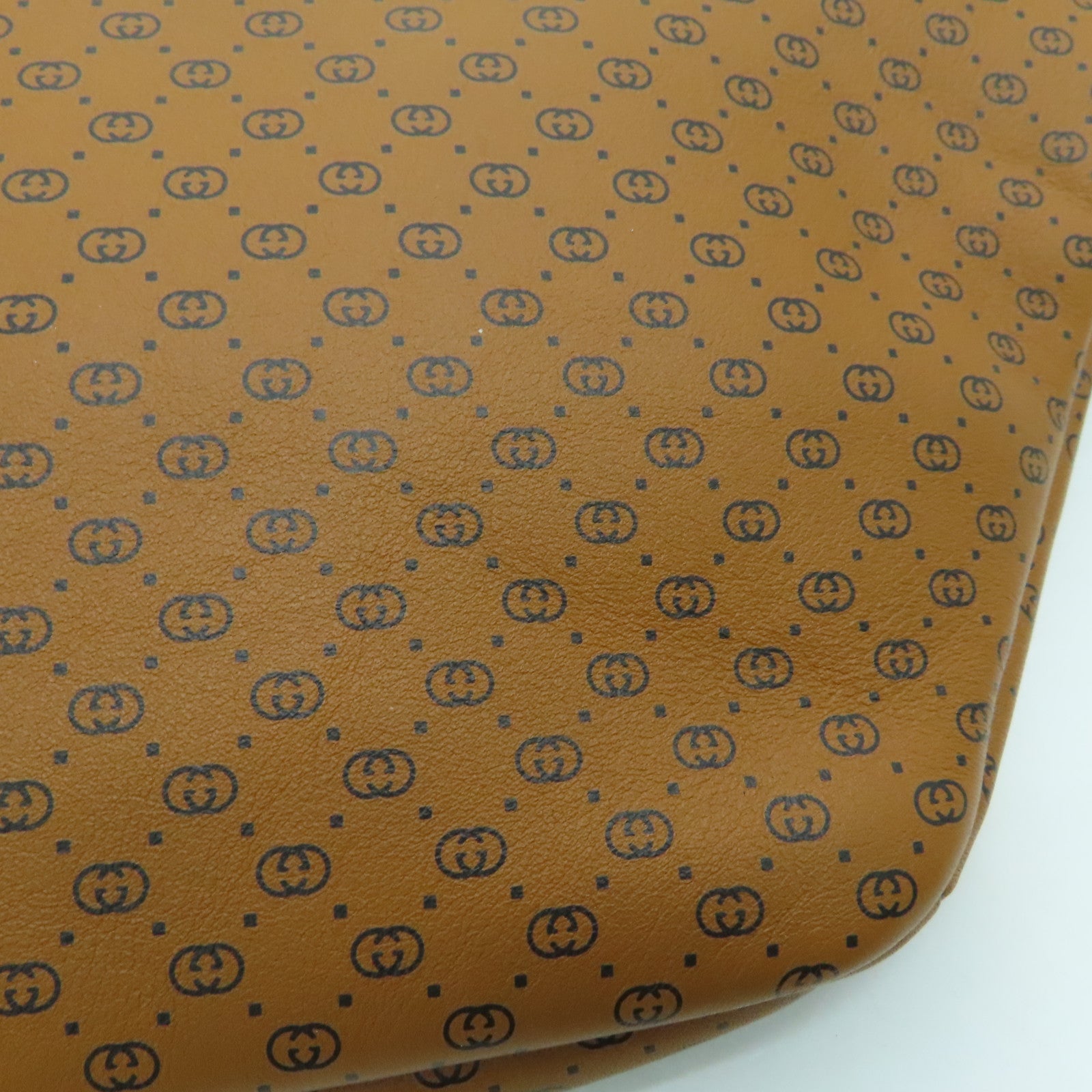 GUCCI cowhide leather Waist Bag brown