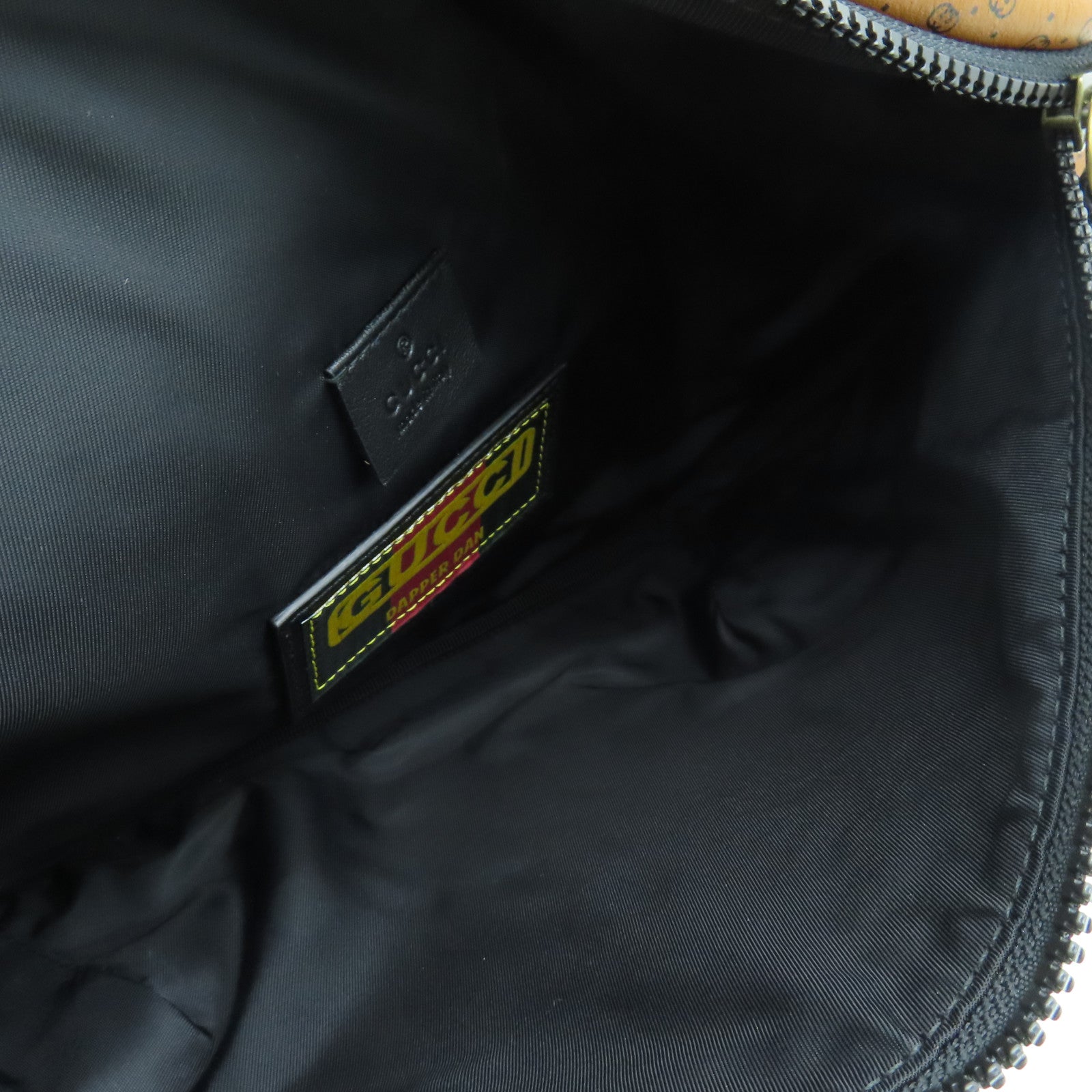 GUCCI cowhide leather Waist Bag brown