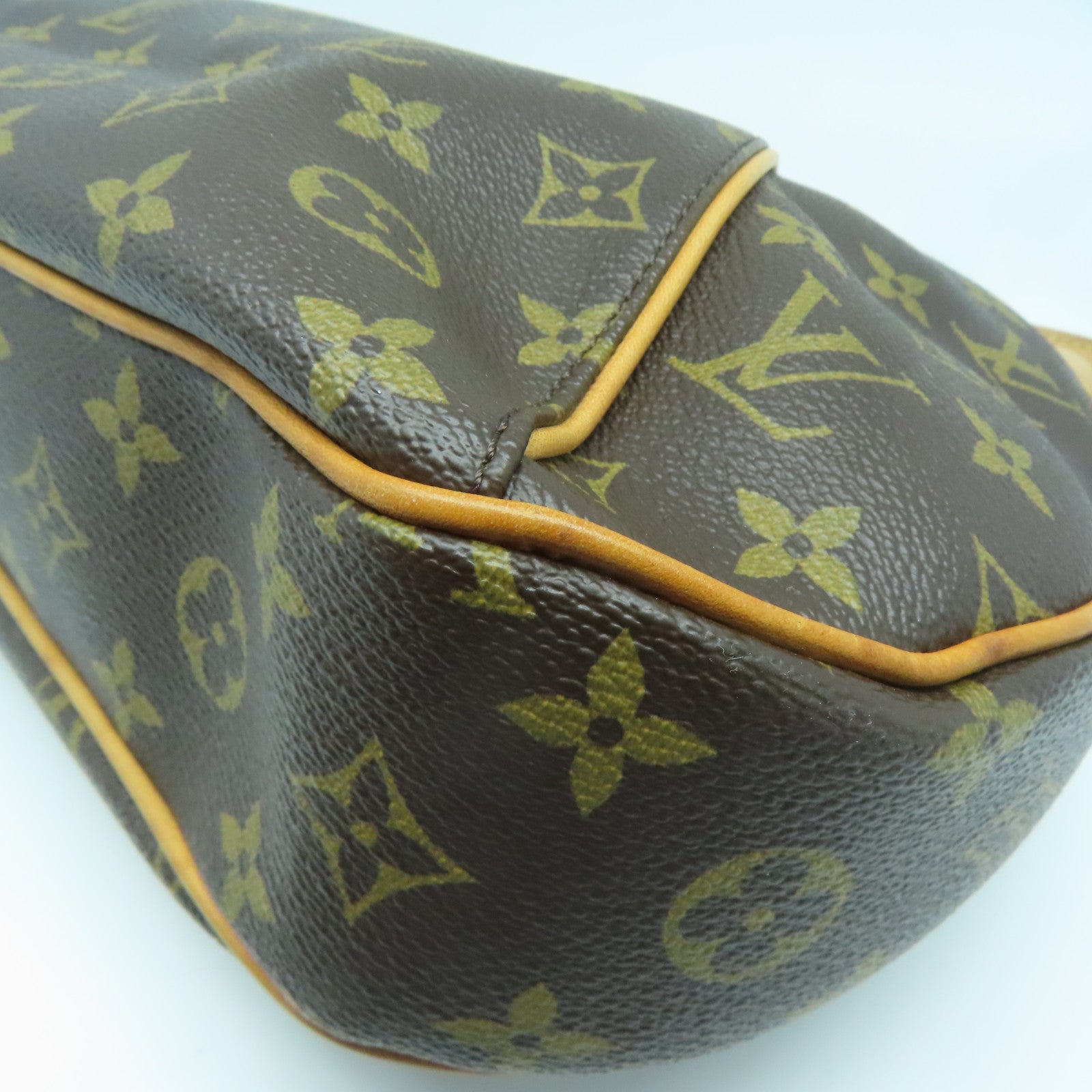 LOUIS VUITTON Monogram Thames GM金扣肩背袋啡色
