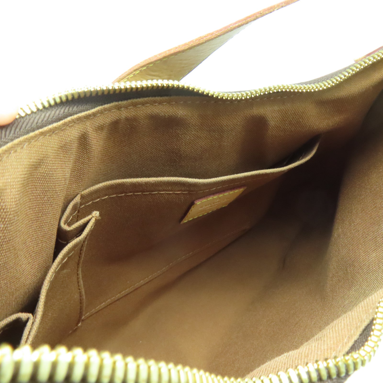 LOUIS VUITTON Monogram Thames GM金扣肩背袋啡色