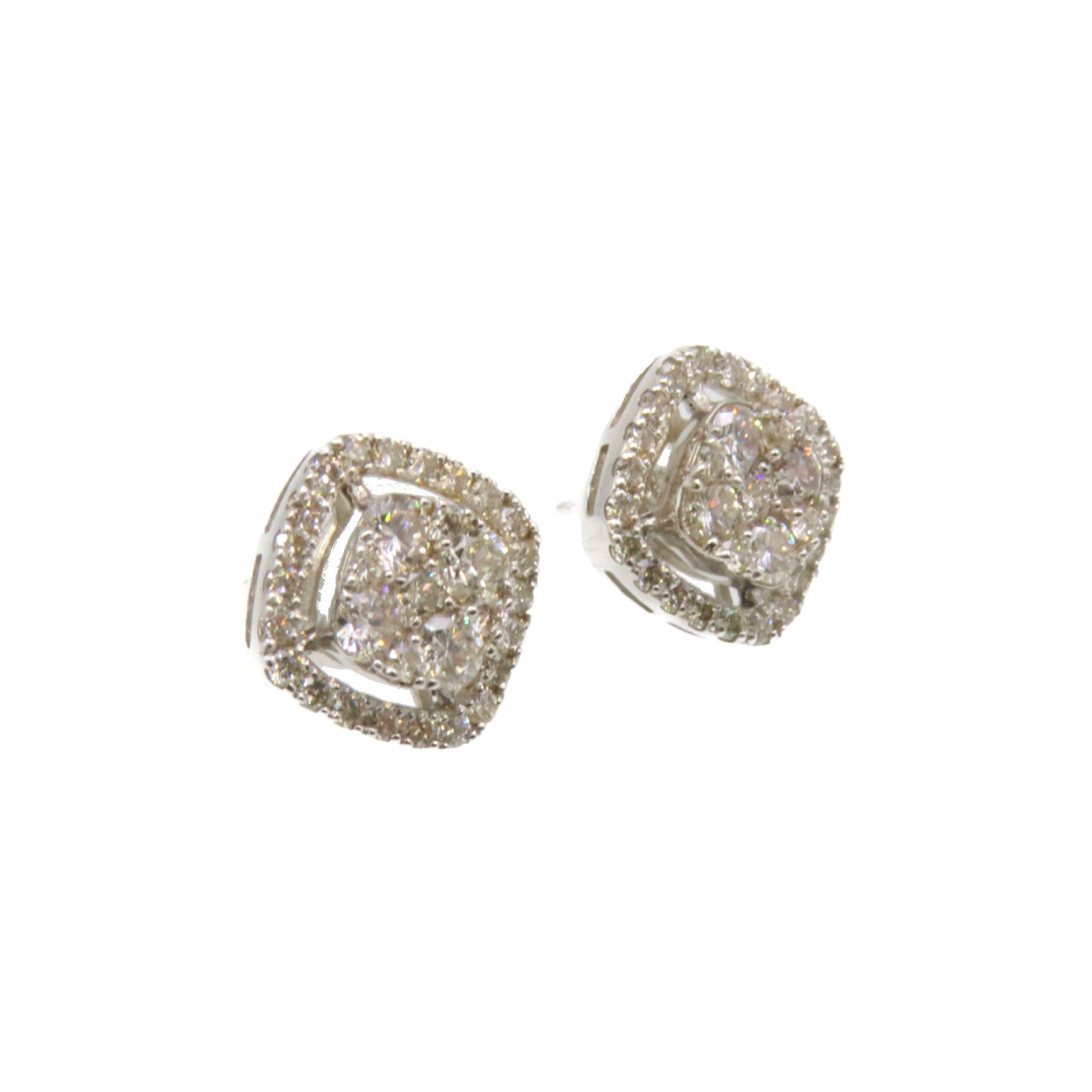 JEWELRY 【激減優惠】18K白金/1.20ct鑽石Diamond Earrings耳環