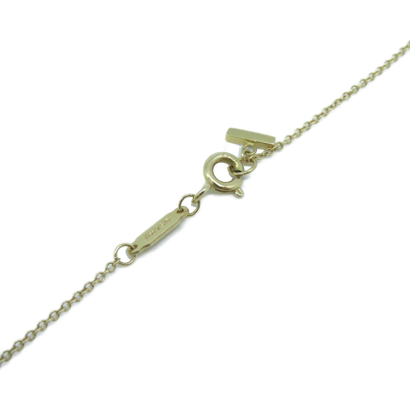 TIFFANY＆CO 18K玫瑰金Small T Smile Pendant金扣項鍊
