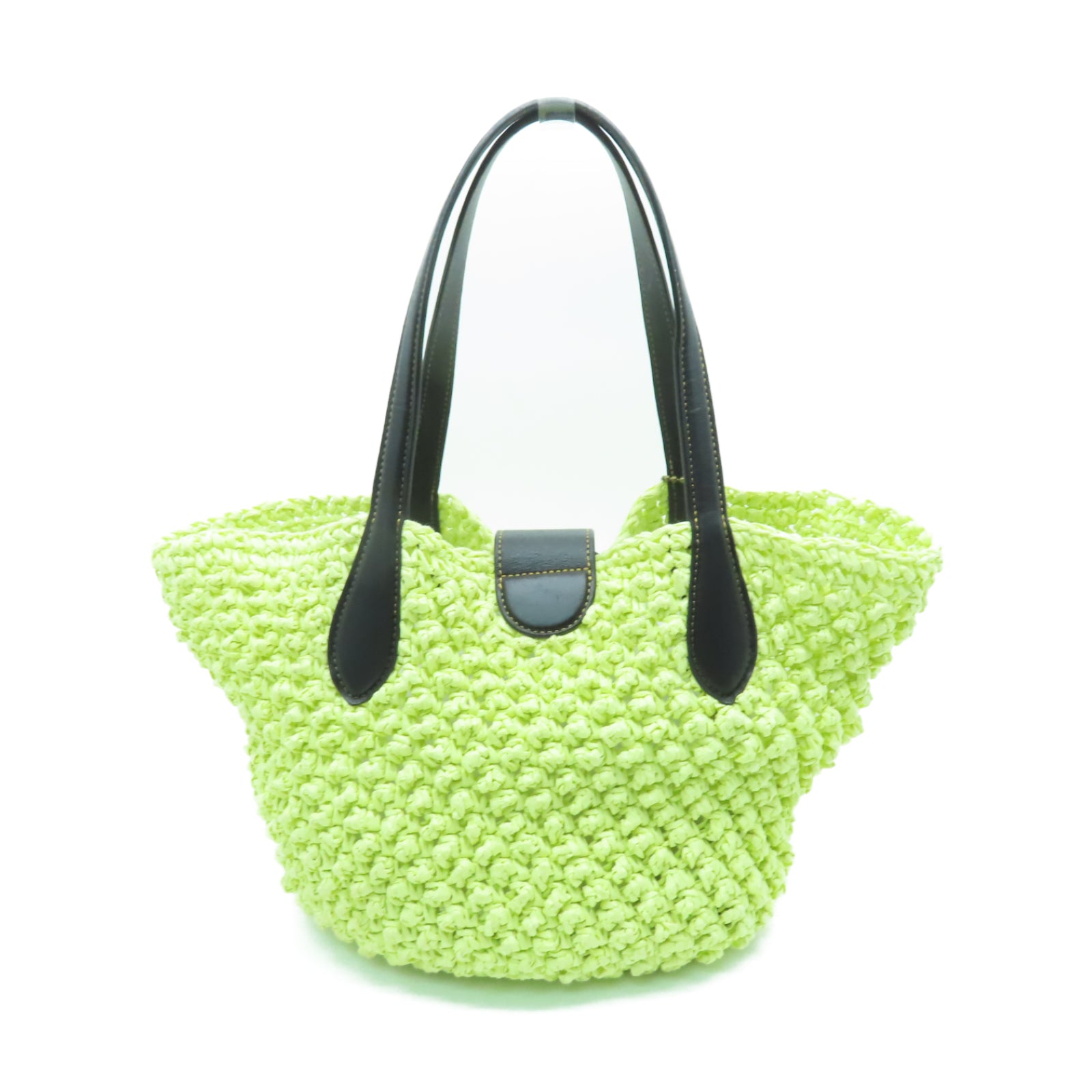COACH 【激減優惠】Handbag金扣手挽袋綠色