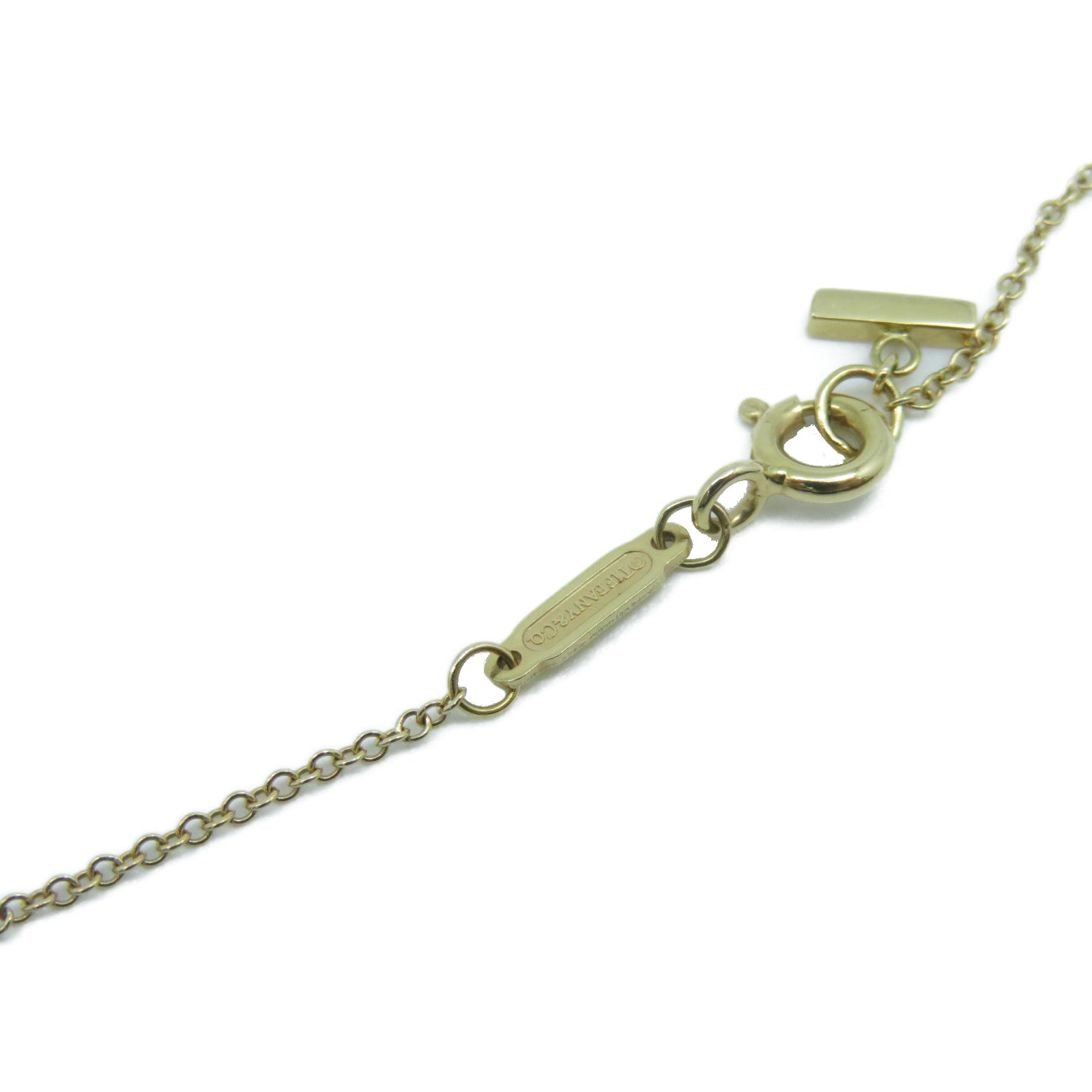 TIFFANY＆CO 18K玫瑰金Small T Smile Pendant金扣項鍊