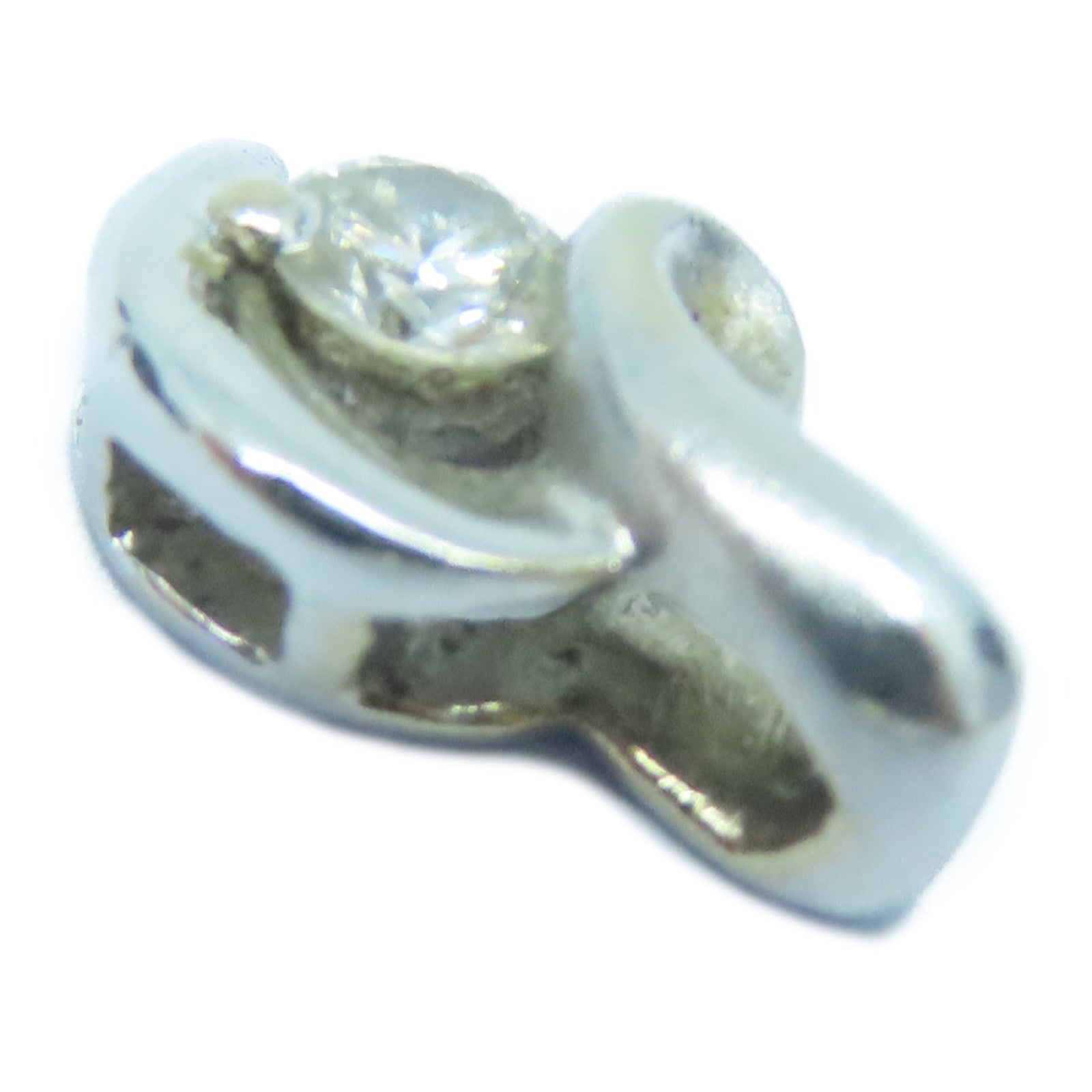 JEWELRY 18K白金Pendant Top钻石吊坠
