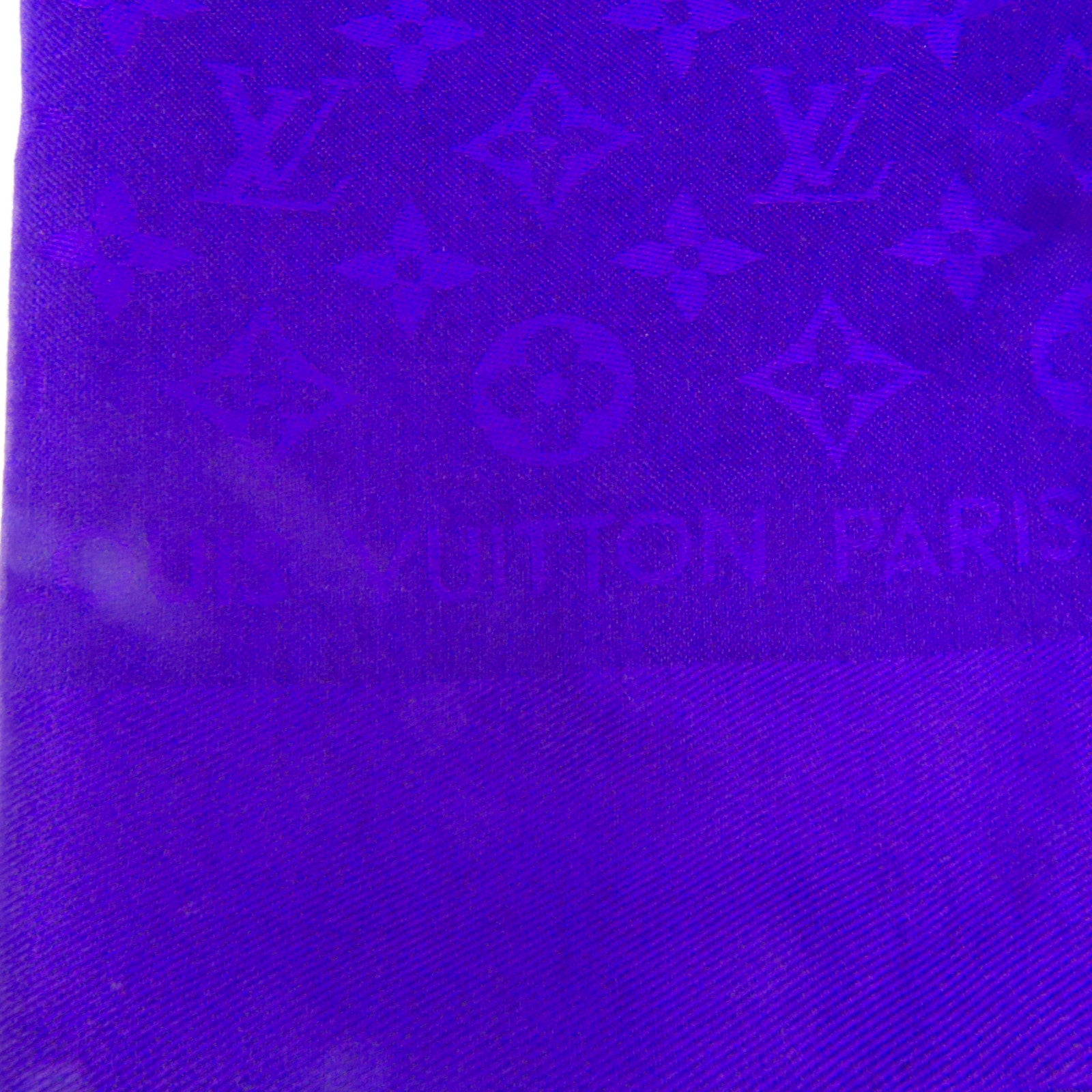 LOUIS VUITTON 絲質/羊毛Scarf絲巾紫色