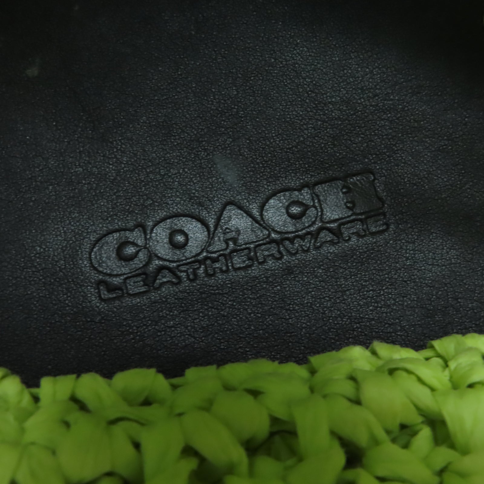 COACH 【激減優惠】Handbag金扣手挽袋綠色