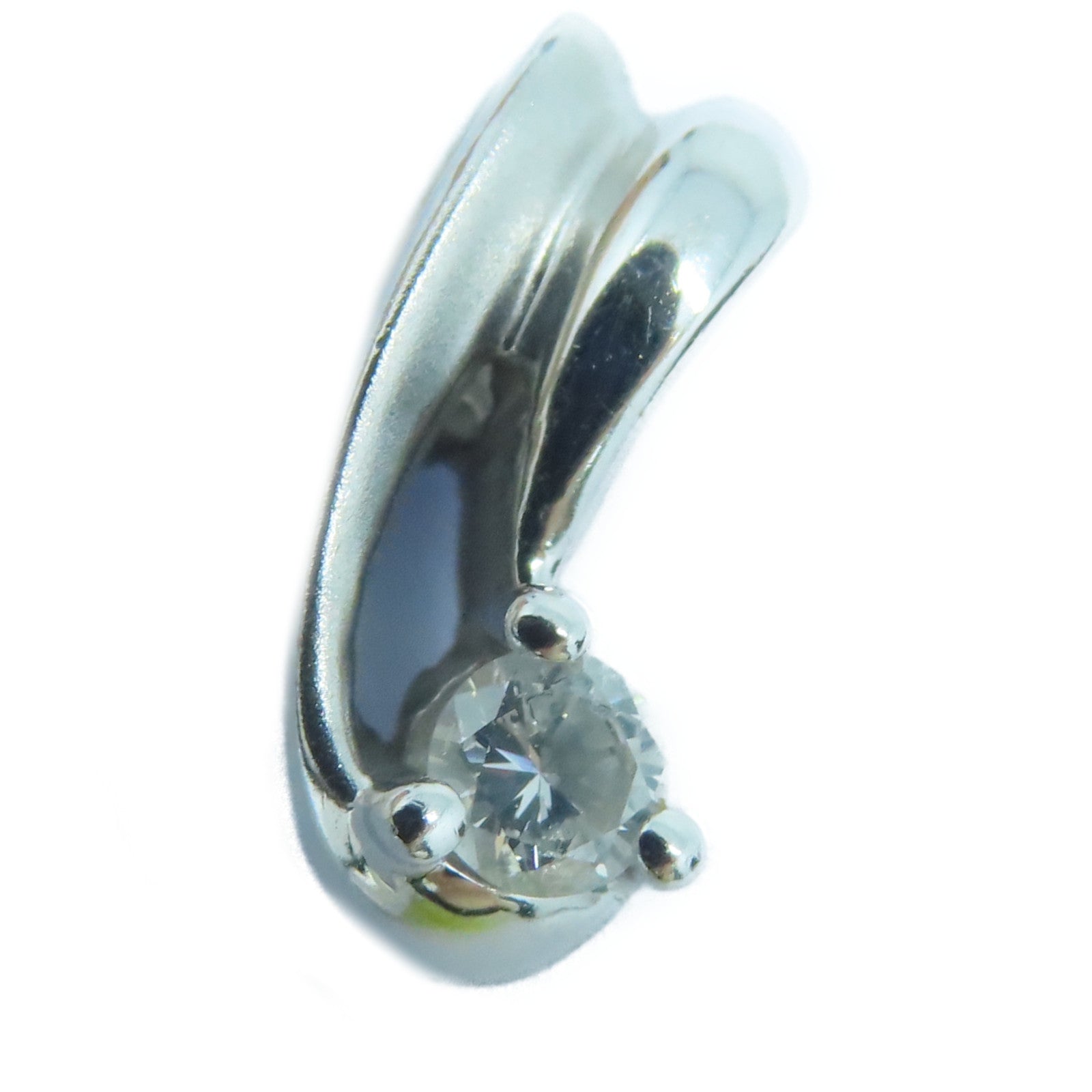 JEWELRY 18K白金Pendant Top钻石吊坠