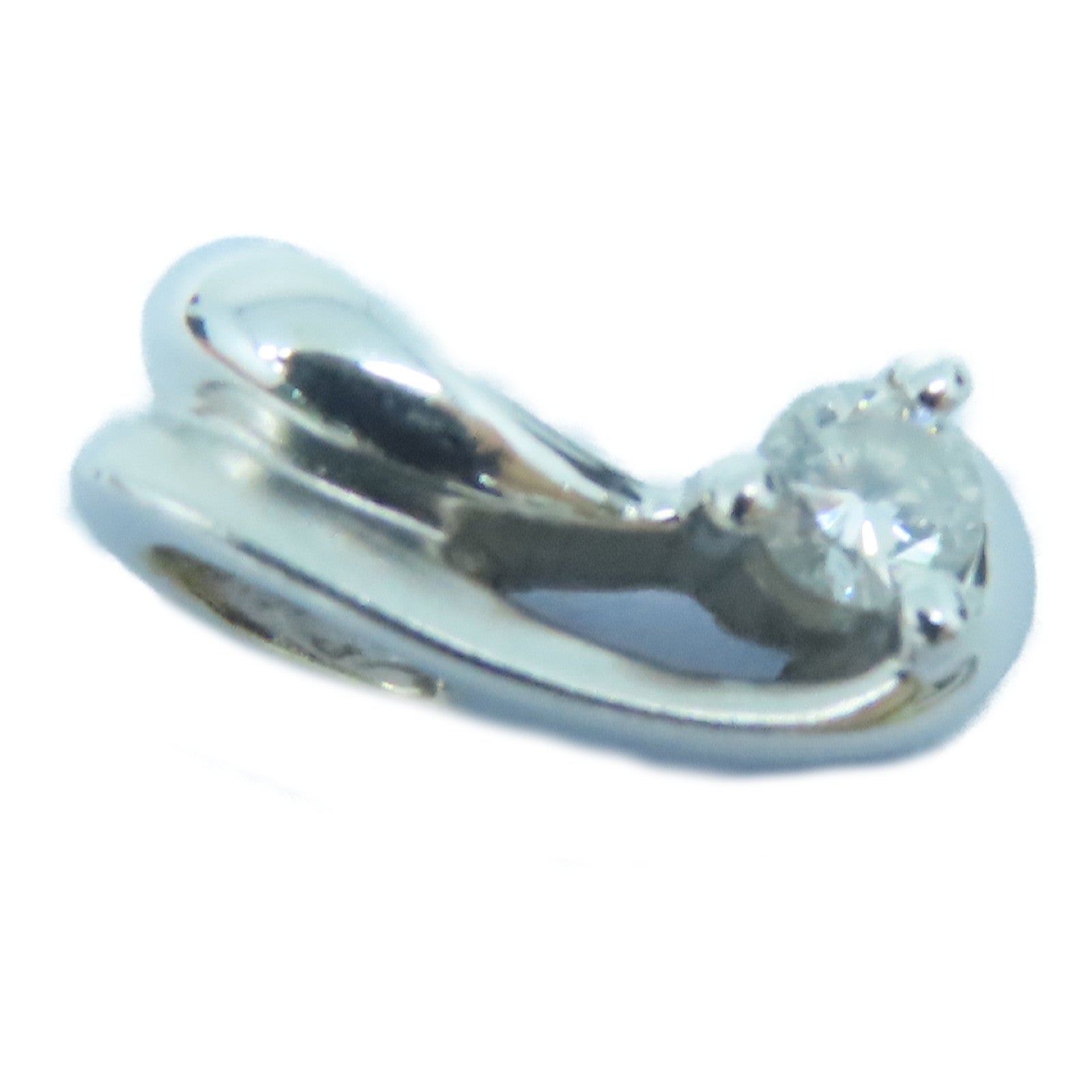 JEWELRY 18K白金Pendant Top钻石吊坠