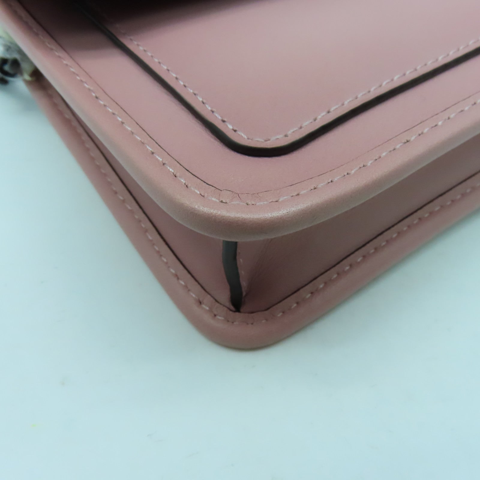COACH 牛皮皮革Parker 18 Flower Crossbody Orchid鏈帶肩背袋粉紅色
