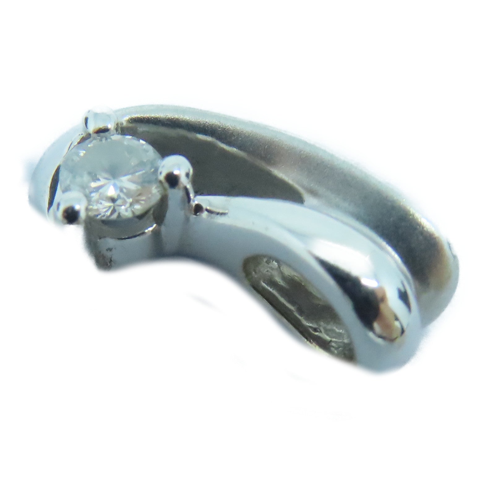 JEWELRY 18K白金Pendant Top钻石吊坠