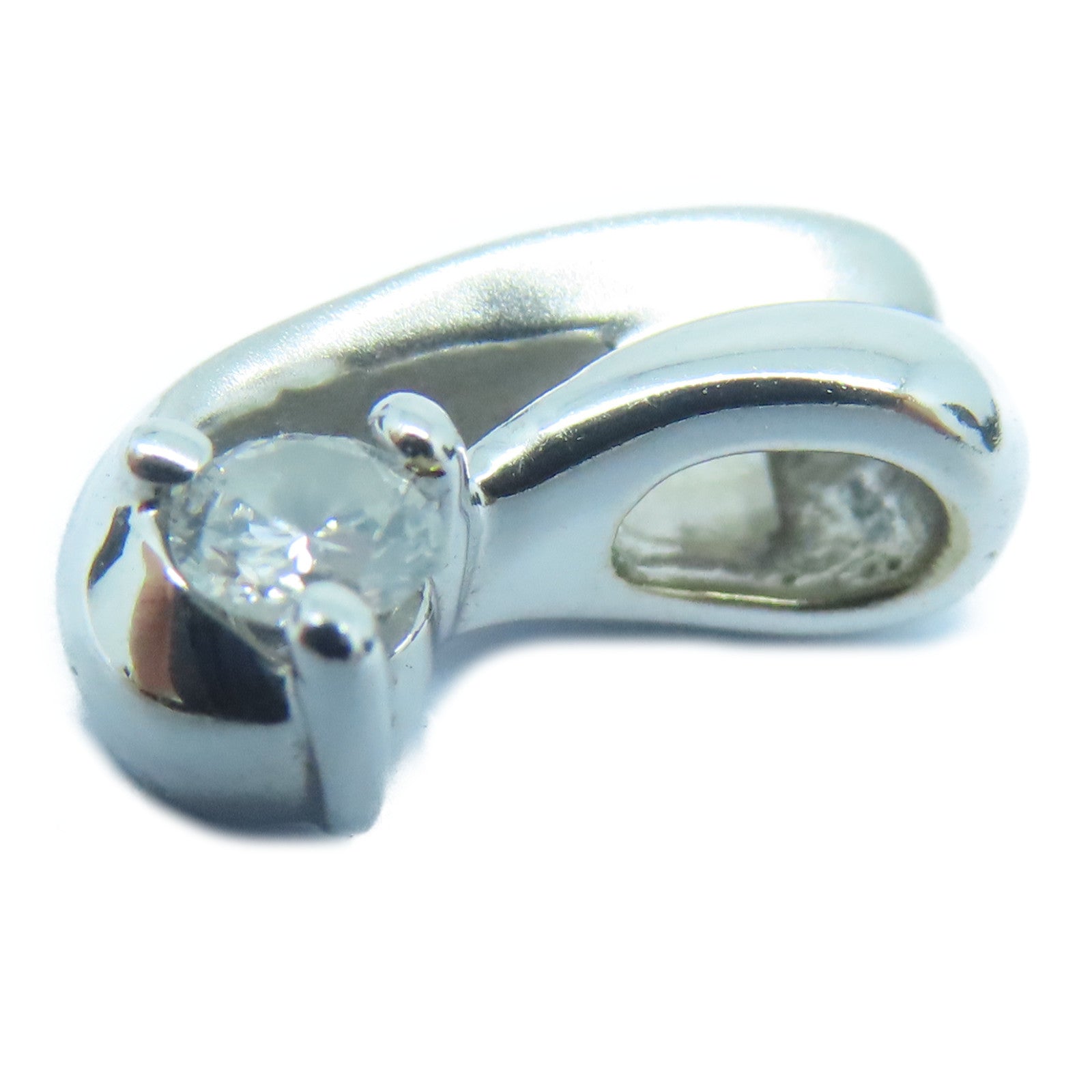 JEWELRY 18K白金Pendant Top钻石吊坠