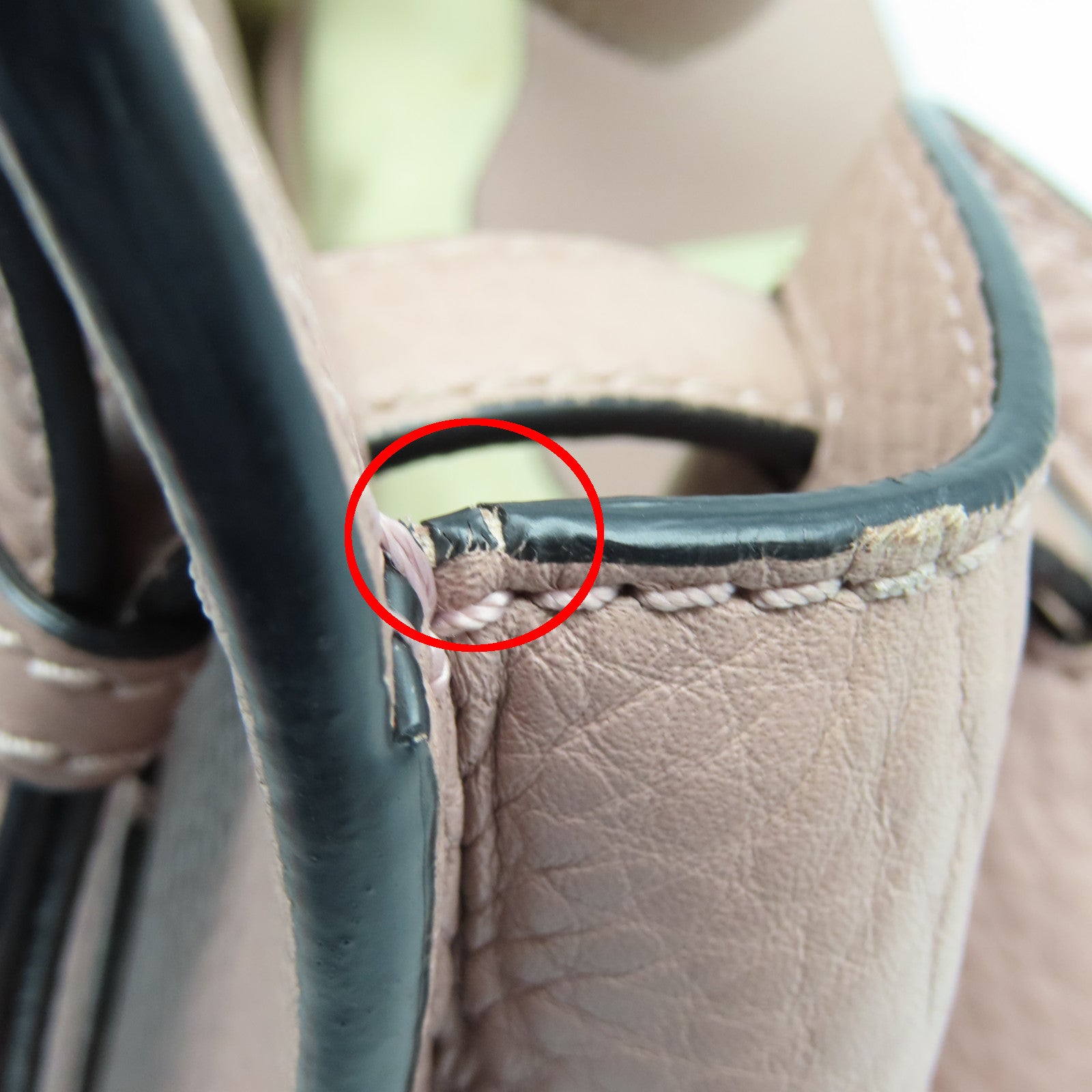 Valentino 牛皮皮革2 Way Shoulder金扣手挽肩背兩用袋粉紅色