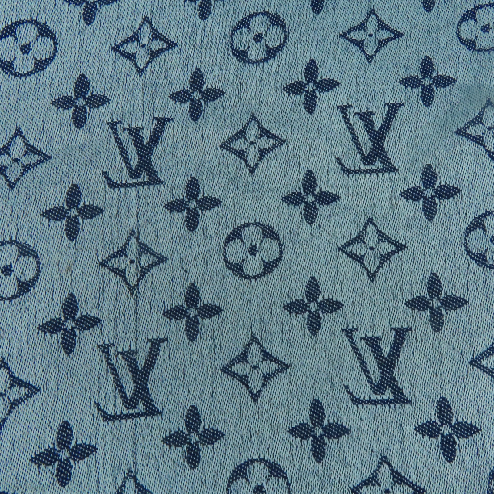 LOUIS VUITTON 丝质/羊毛Scarf丝巾蓝色