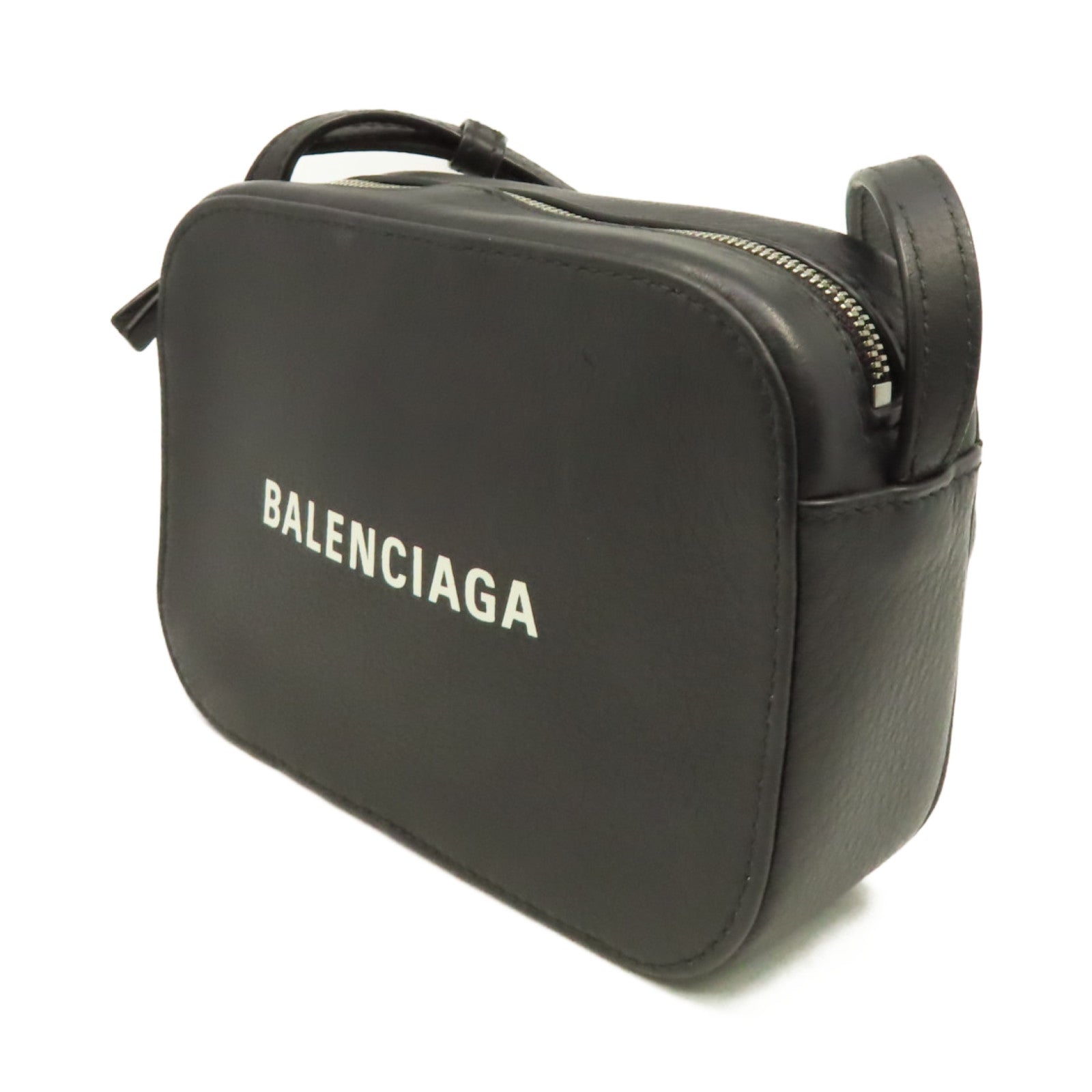 BALENCIAGA 牛皮皮革Shoulder Bag肩背袋黑色