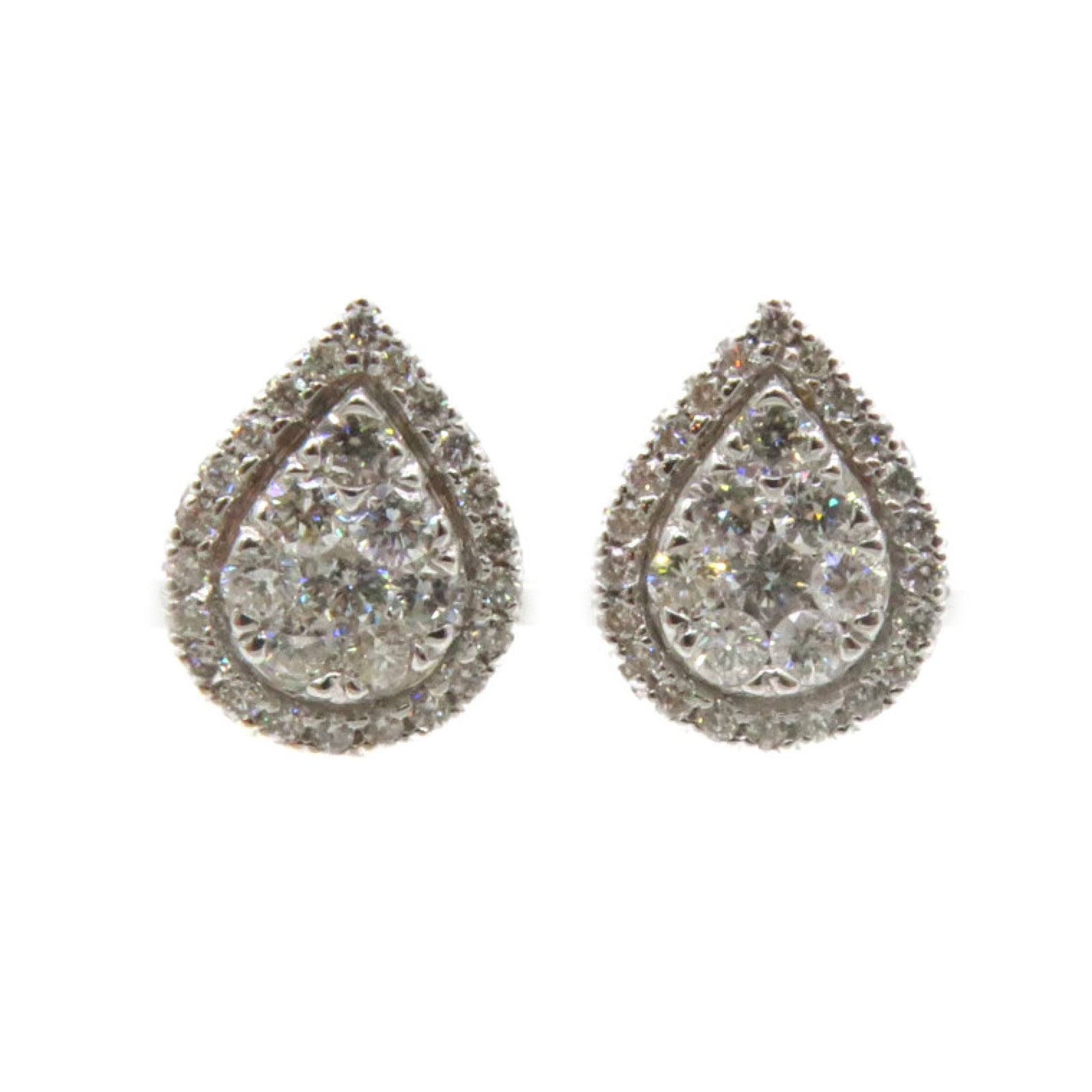 JEWELRY 【激減優惠】18K白金/1.10ct鑽石Diamond Earrings耳環