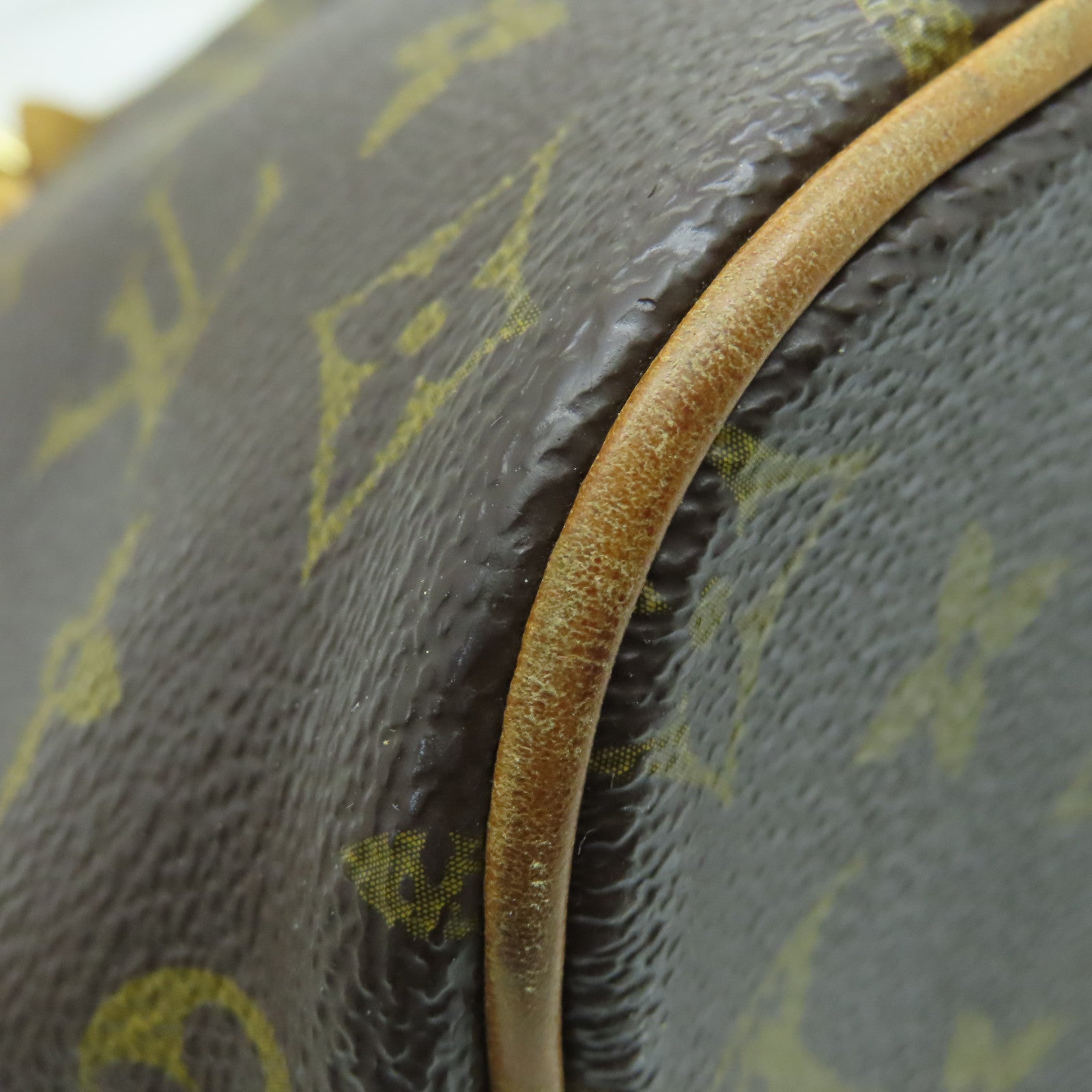 LOUIS VUITTON Monogram Palermo GM金扣手挽肩背两用袋啡色