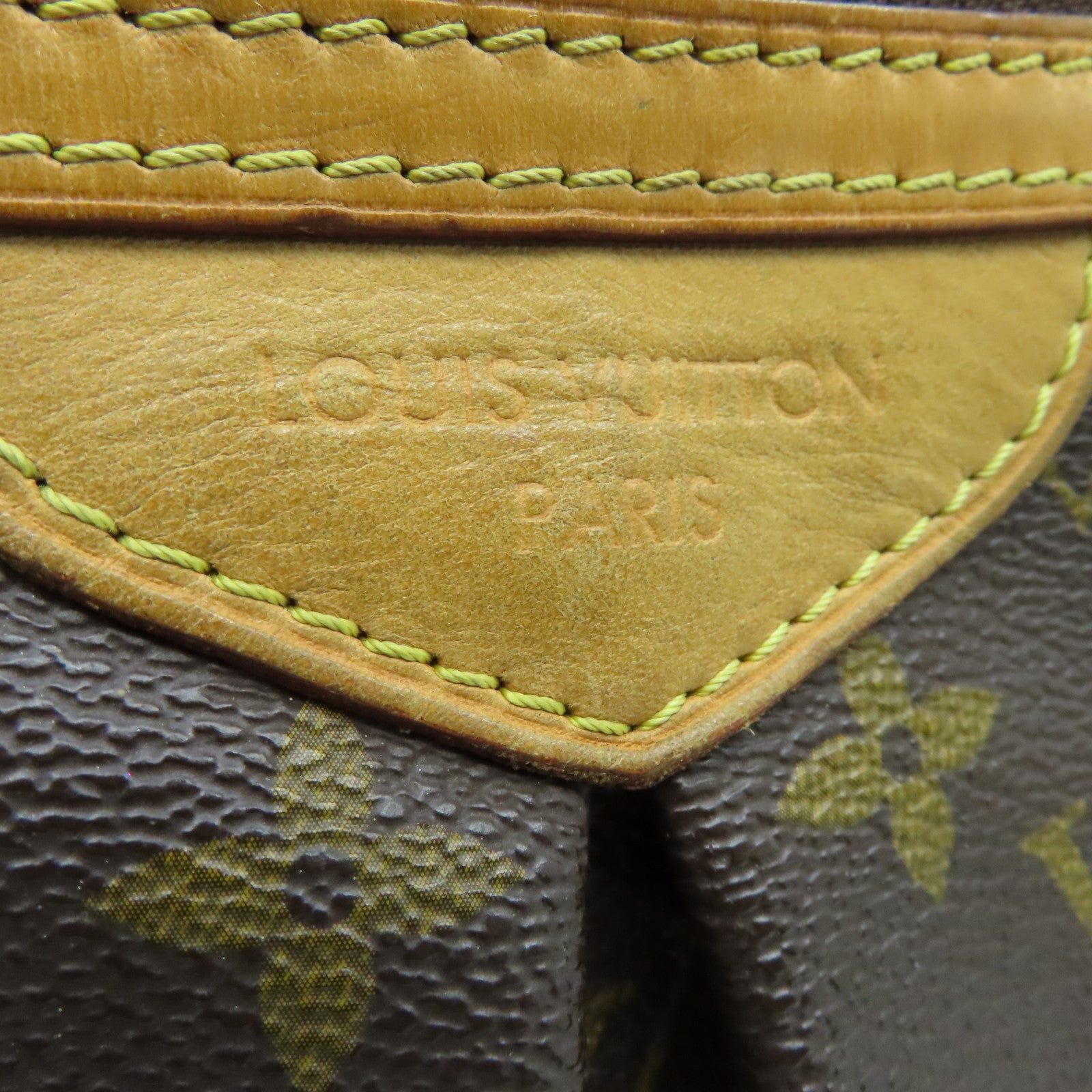 LOUIS VUITTON Monogram Palermo GM金扣手挽肩背两用袋啡色