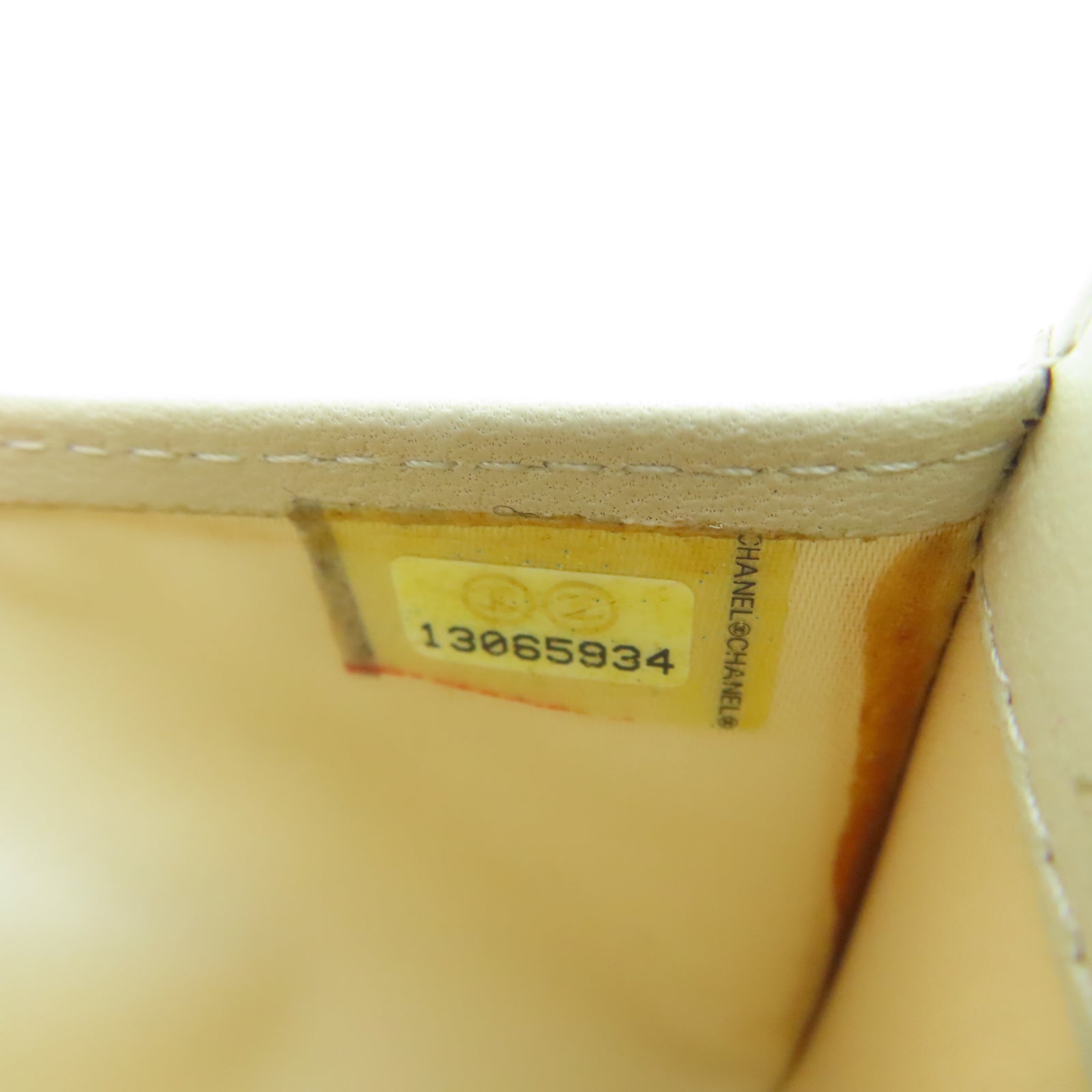 CHANEL 羊皮皮革Long Wallet银扣长钱包灰色/卡其色