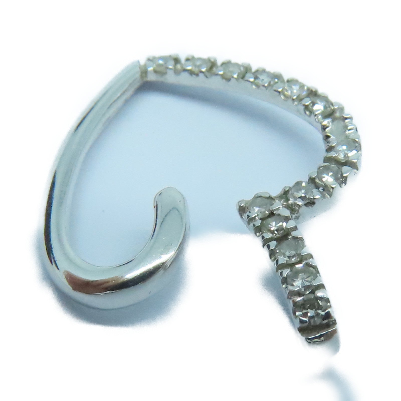 JEWELRY 18K白金Pendant Top钻石吊坠