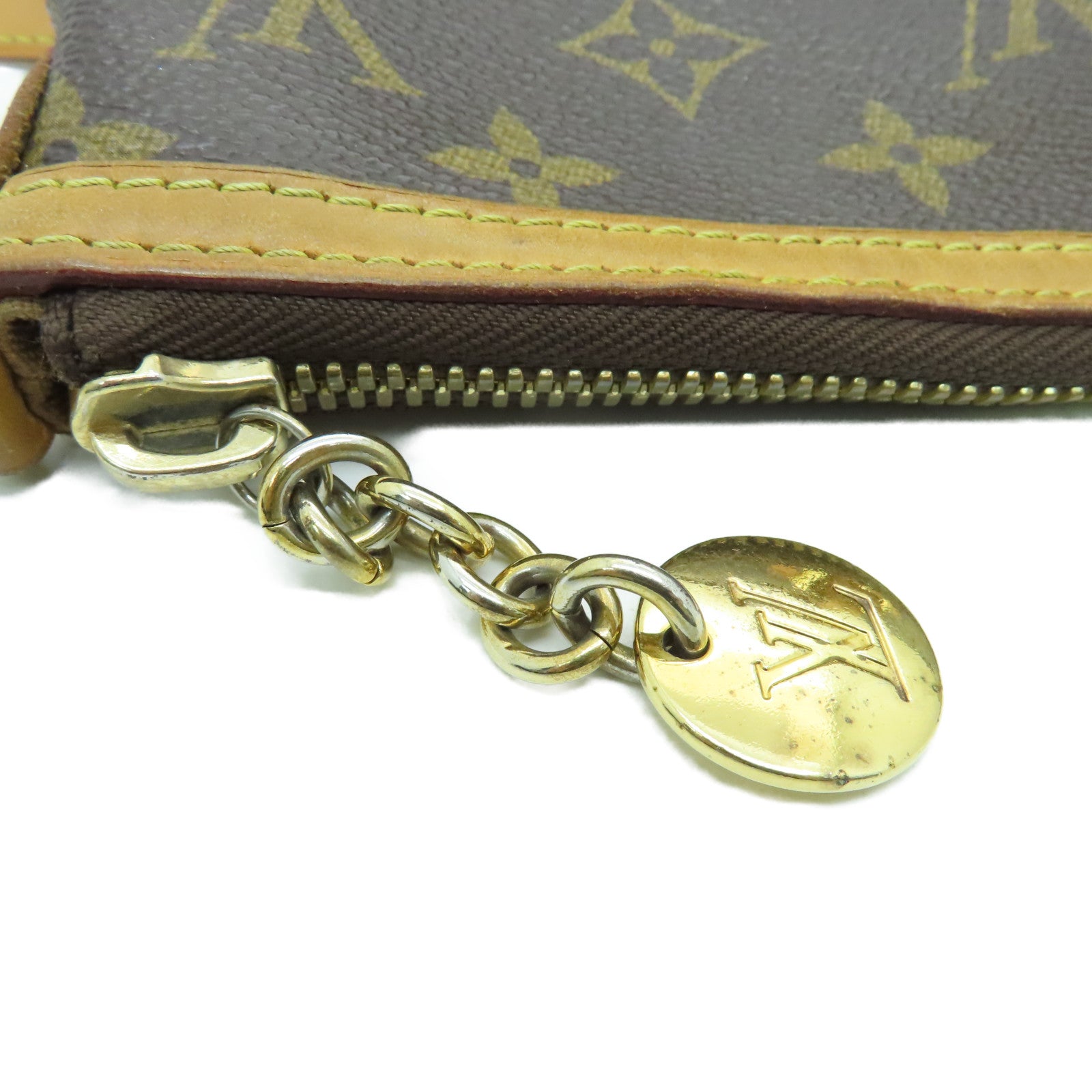 LOUIS VUITTON Monogram Palermo GM金扣手挽肩背两用袋啡色