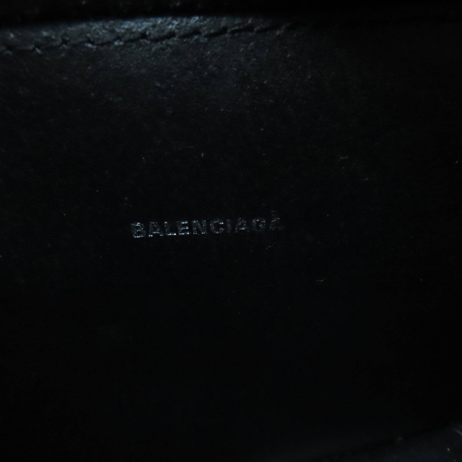 BALENCIAGA 牛皮皮革Shoulder Bag肩背袋黑色