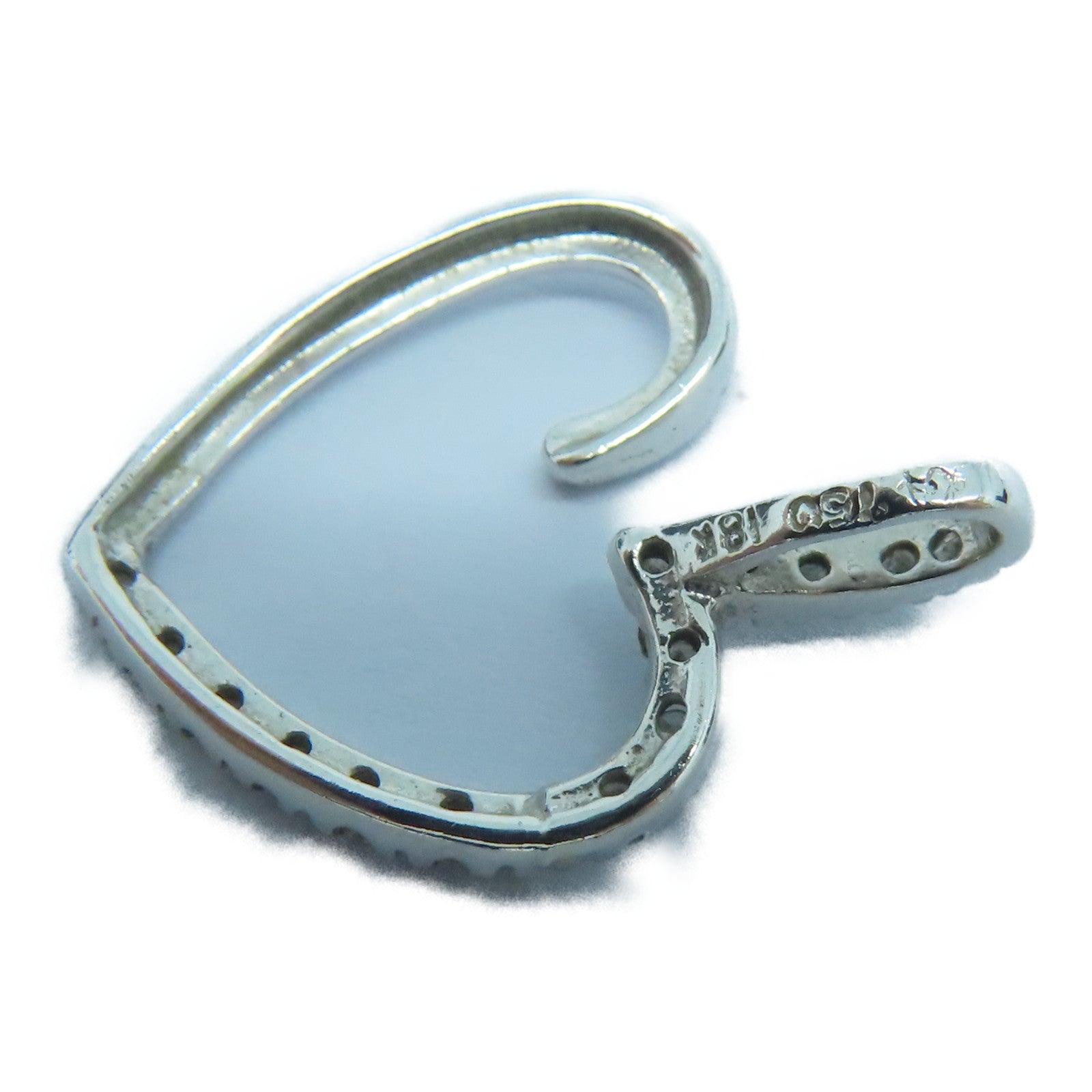 JEWELRY 18K白金Pendant Top钻石吊坠