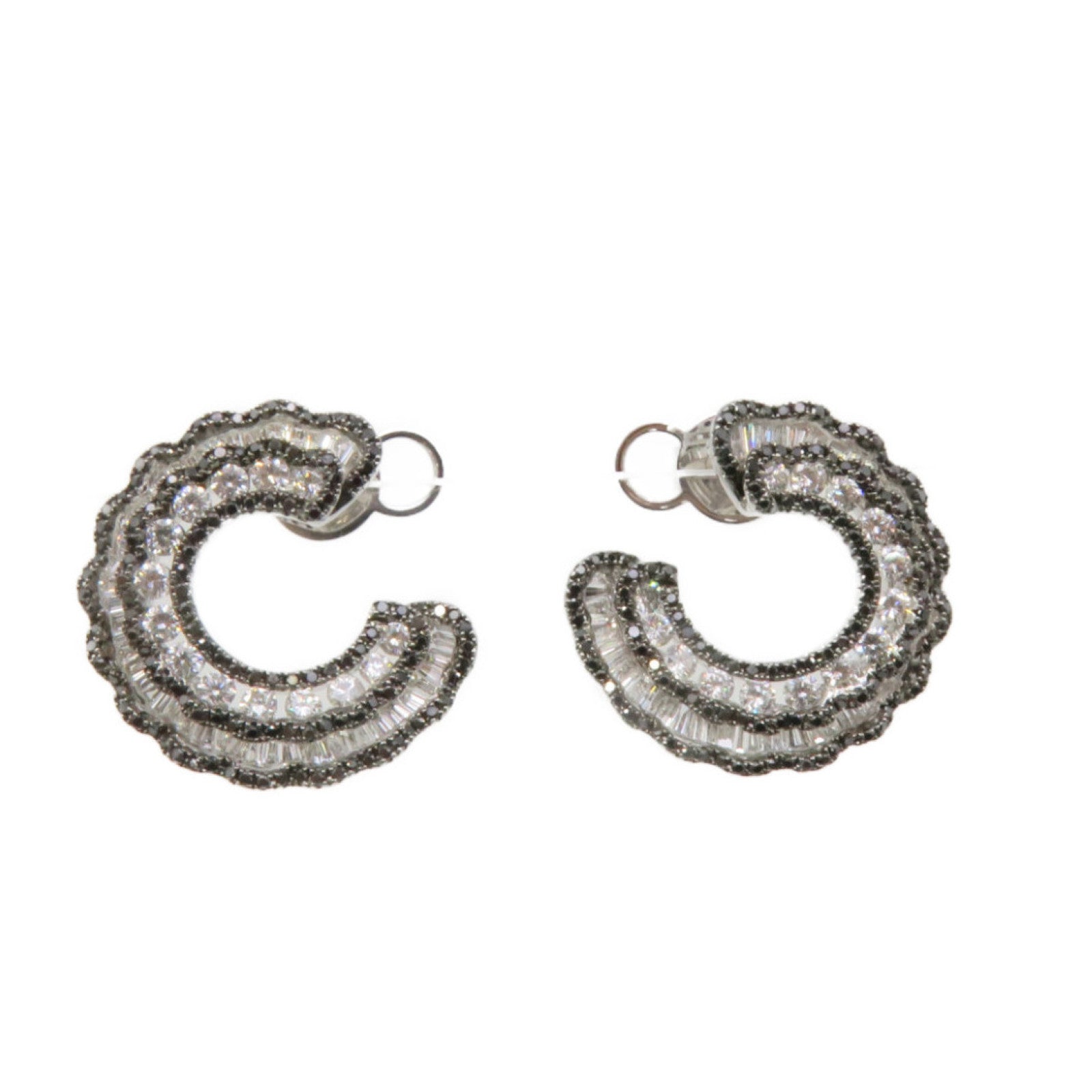 JEWELRY 18K白金Diamond Earrings钻石耳环