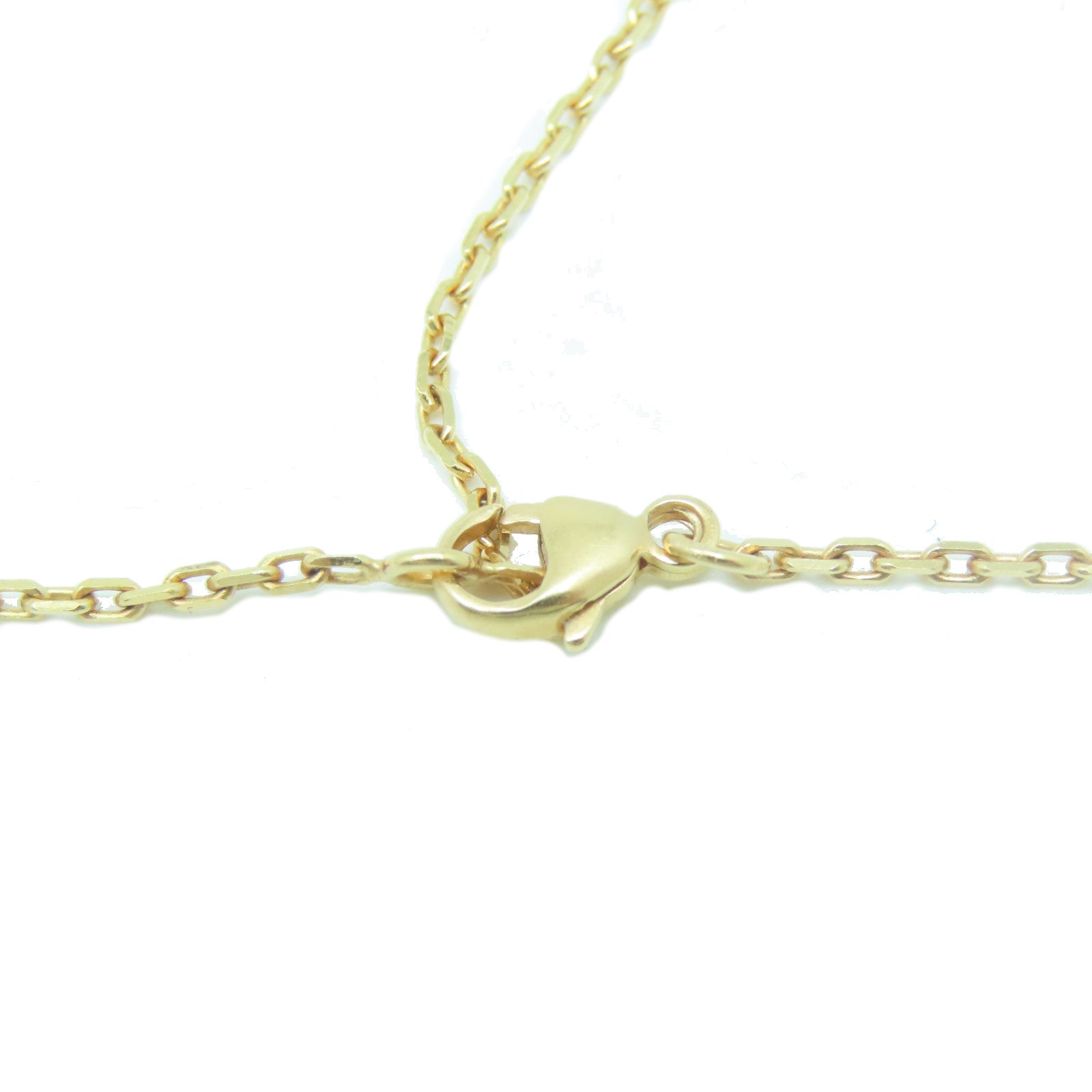 HERMES 金屬/皮革O'Kelly Necklace項鍊粉紅色/粉金色