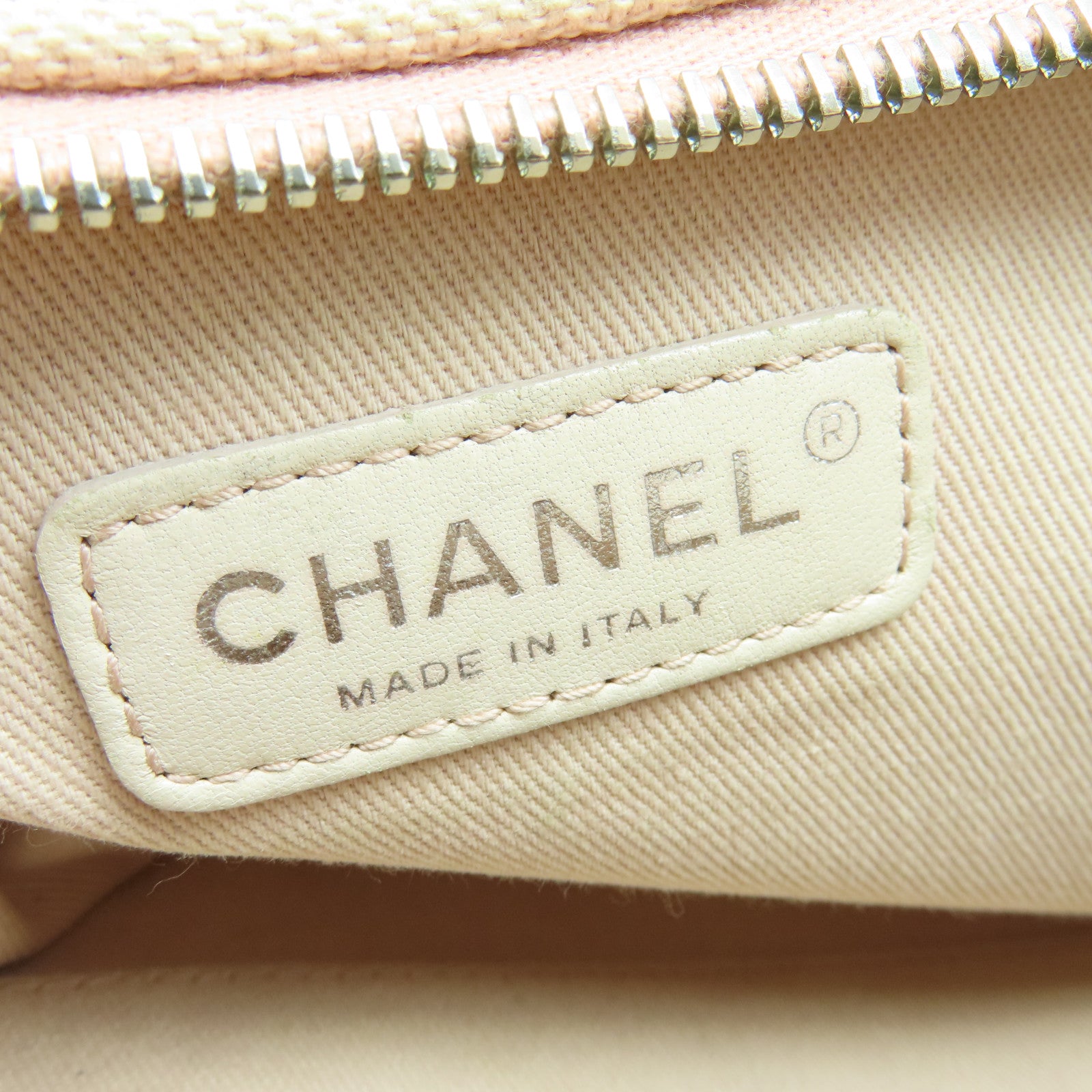 CHANEL 帆布Deauville 2 Way Bag银扣手挽肩背两用袋粉红色