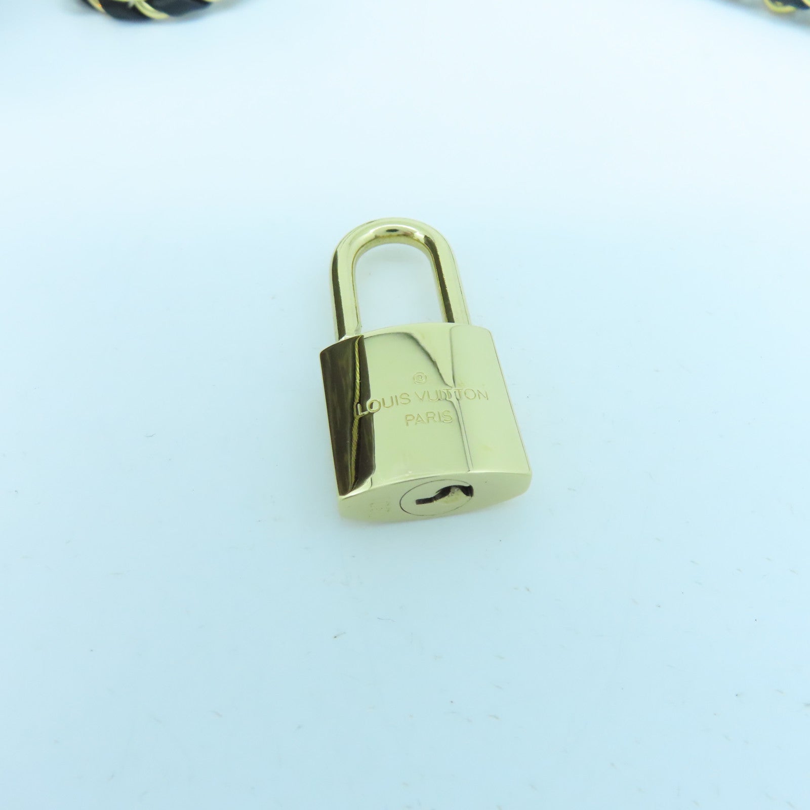LOUIS VUITTON Monogram Vanity PM Gold Buckle Handle Shoulder Bag Brown
