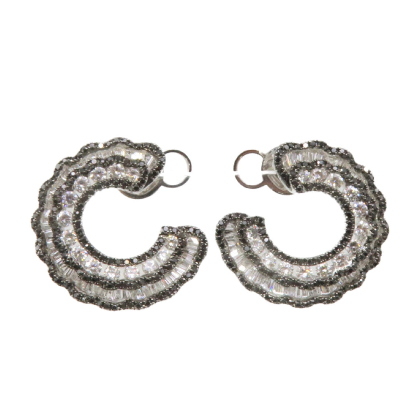 JEWELRY 18K白金Diamond Earrings钻石耳环