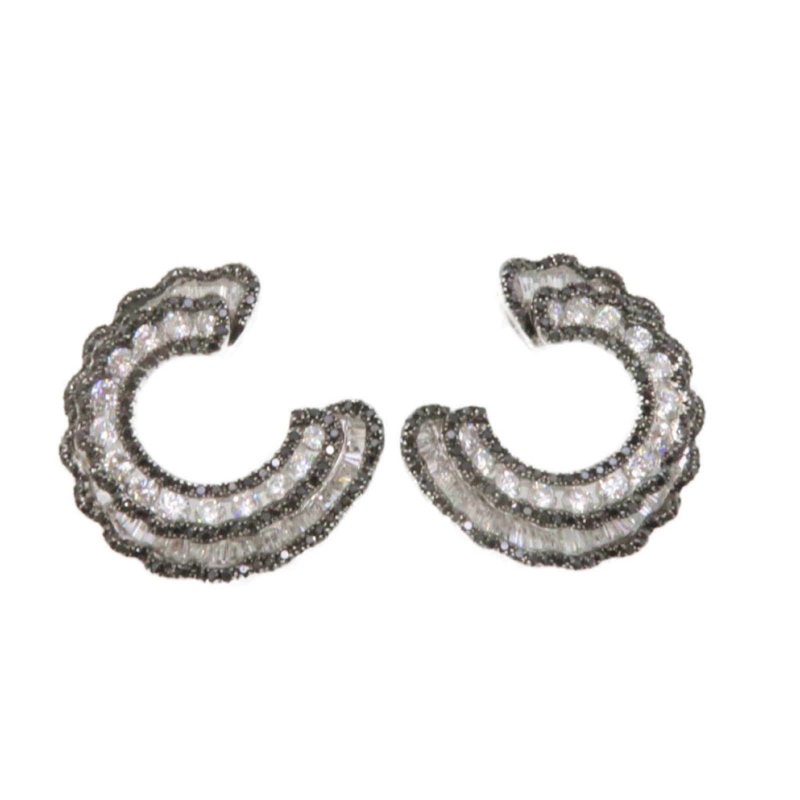 JEWELRY 18K白金Diamond Earrings钻石耳环