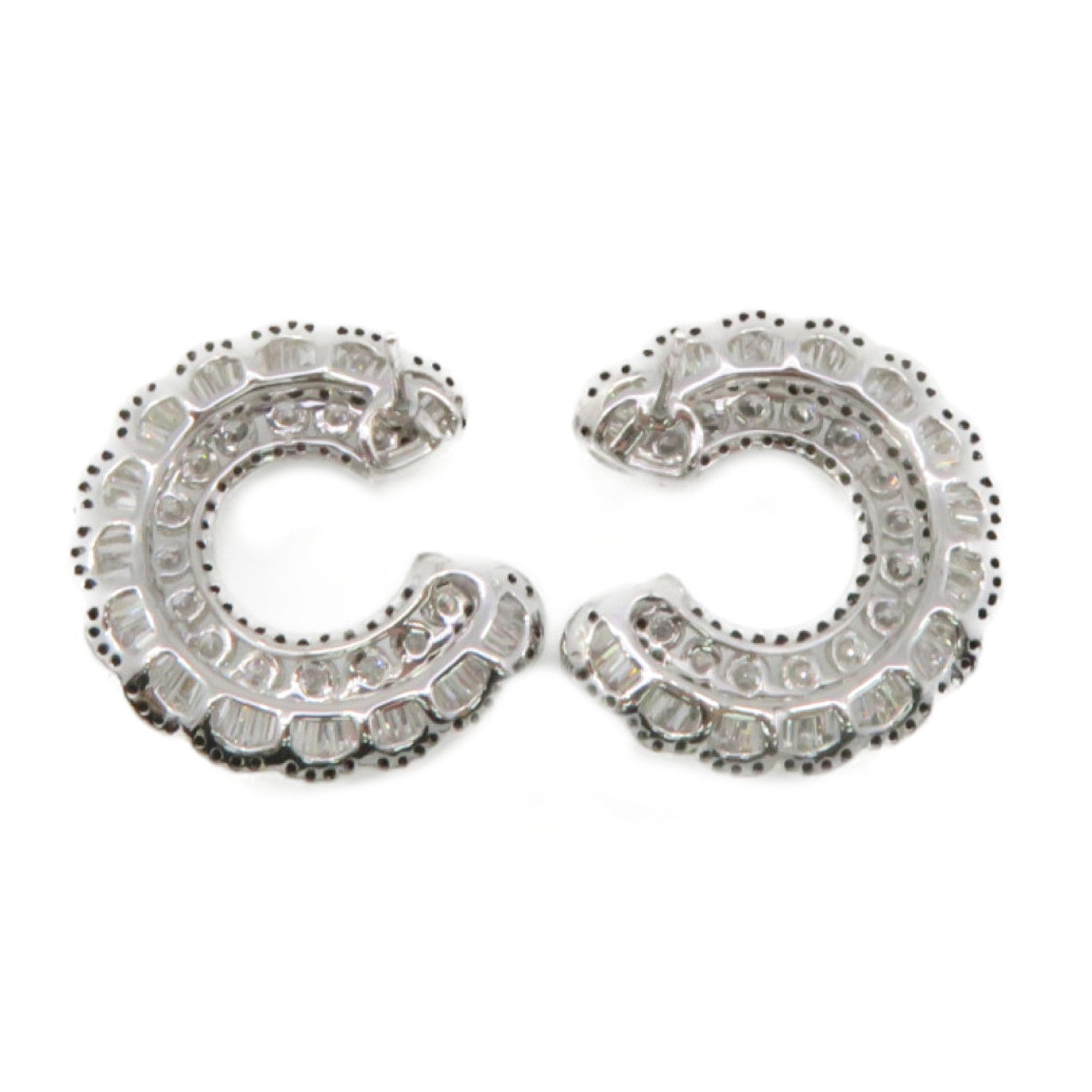 JEWELRY 18K白金Diamond Earrings钻石耳环