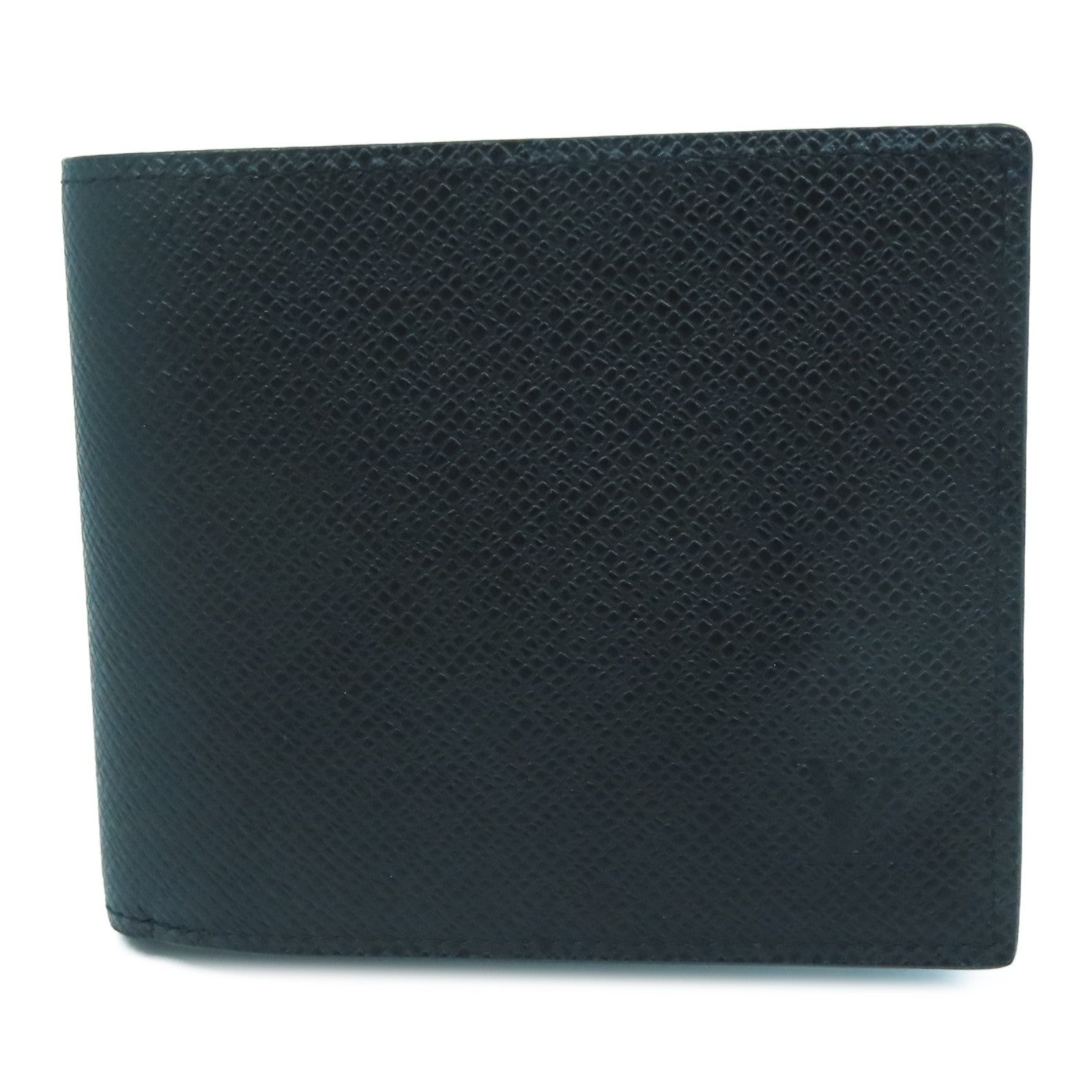 LOUIS VUITTON Taiga Amerigo Wallet银扣钱包黑色