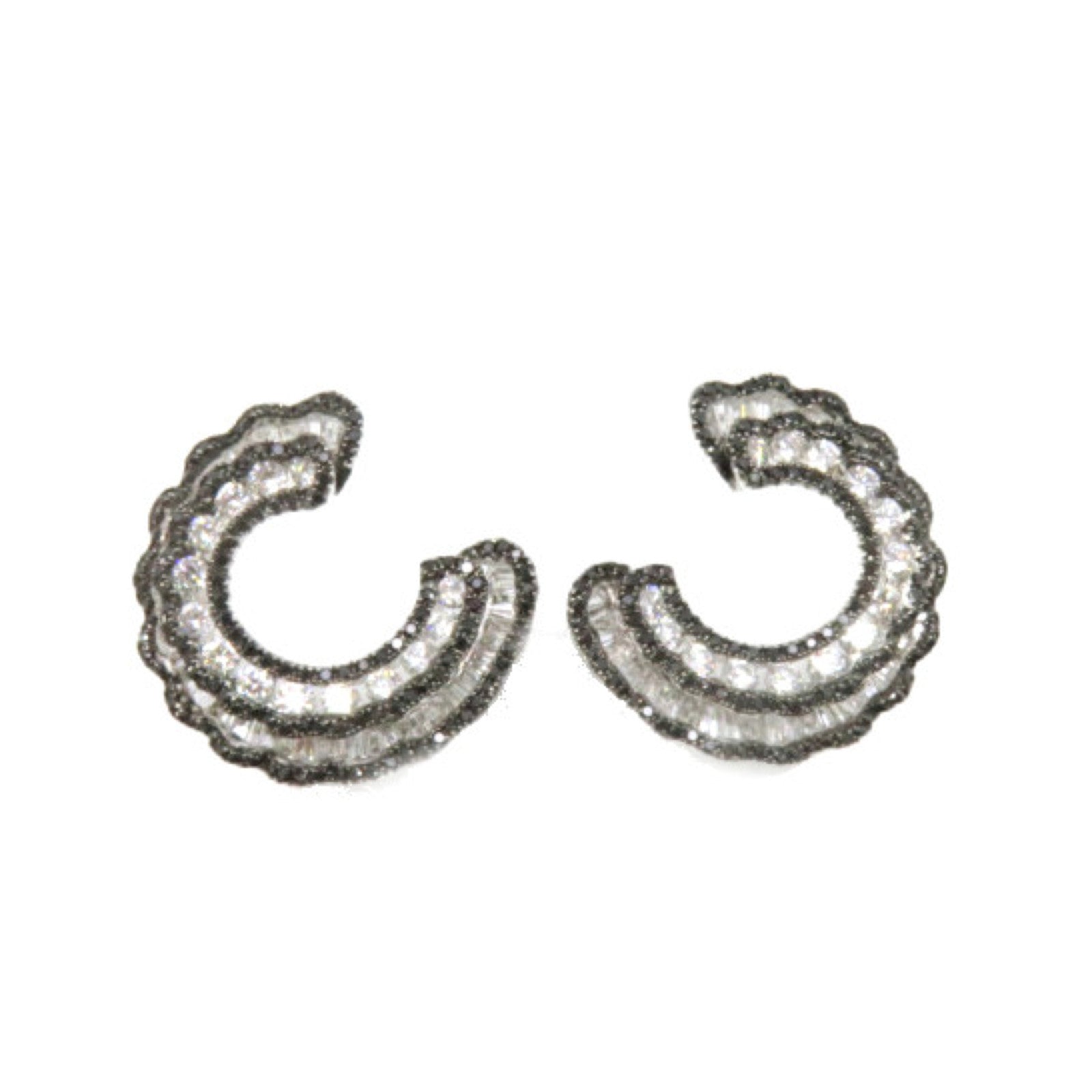 JEWELRY 18K白金Diamond Earrings钻石耳环