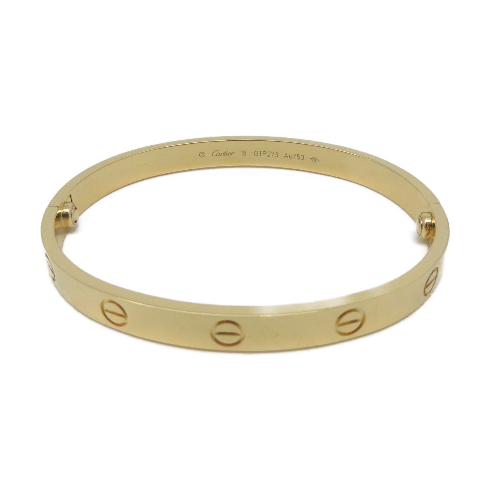 CARTIER 18K黃金Love Bracelet手鐲Cartier#18