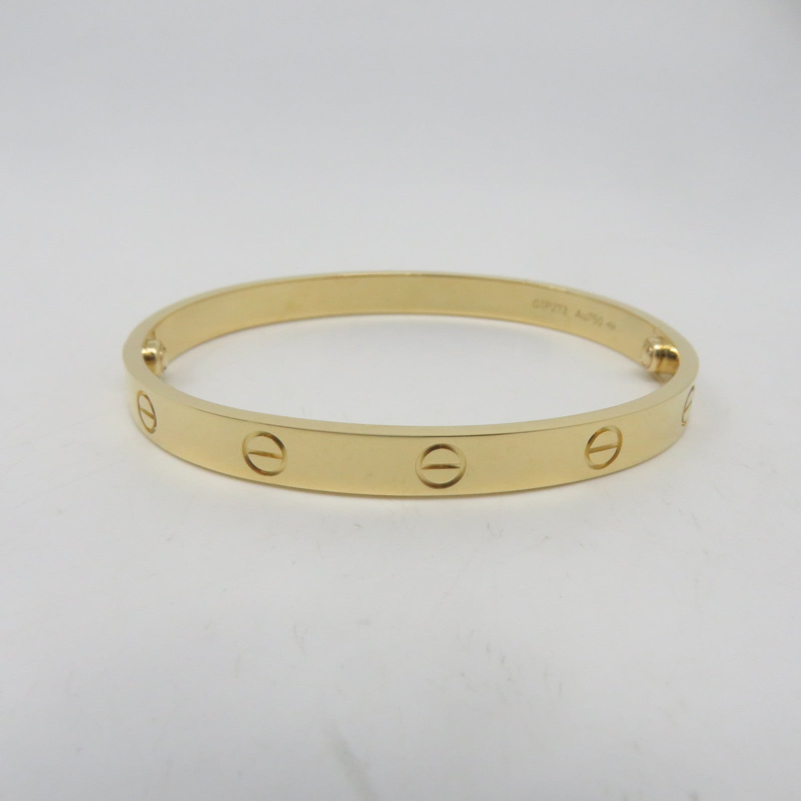 CARTIER 18K黃金Love Bracelet手鐲Cartier#18