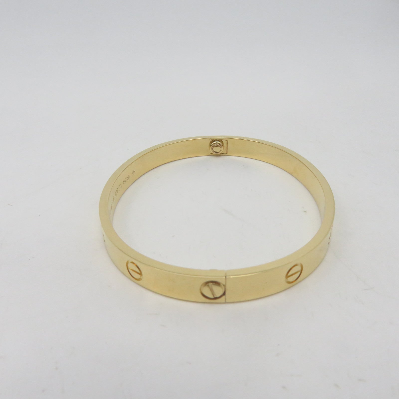CARTIER 18K黃金Love Bracelet手鐲Cartier#18