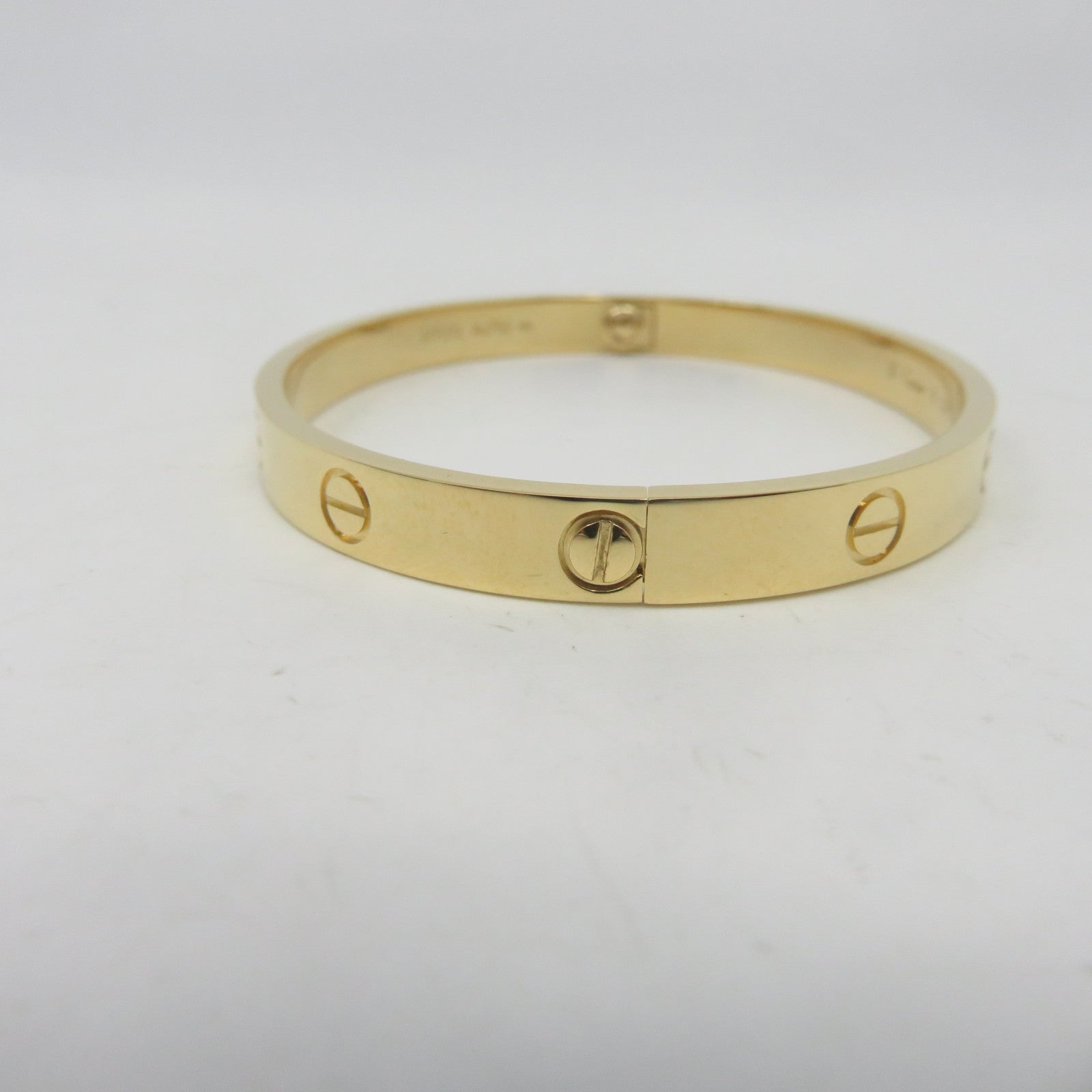 CARTIER 18K黃金Love Bracelet手鐲Cartier#18