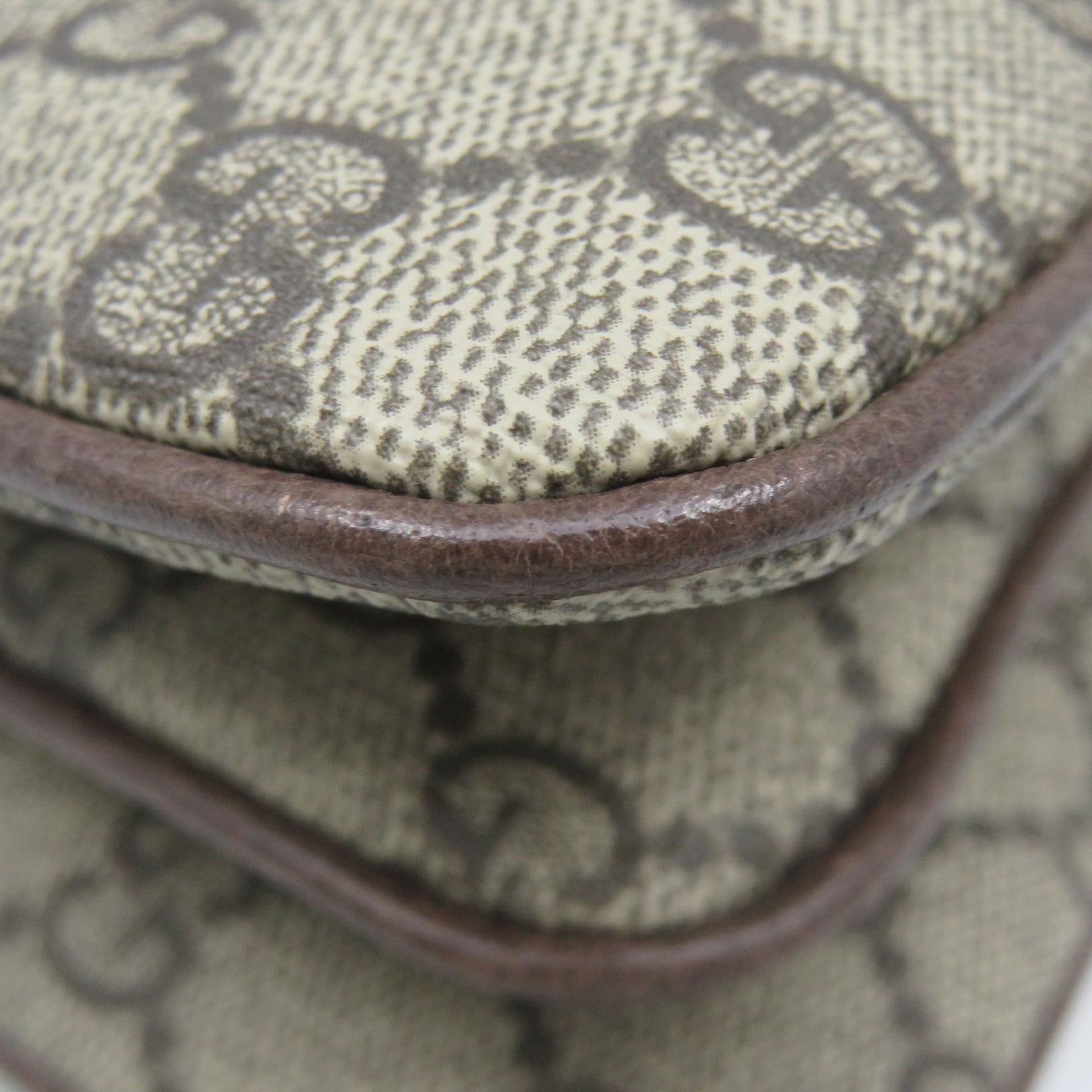 GUCCI 【激減優惠】塗層帆布Ophidia Shoulder Bag肩背袋啡色