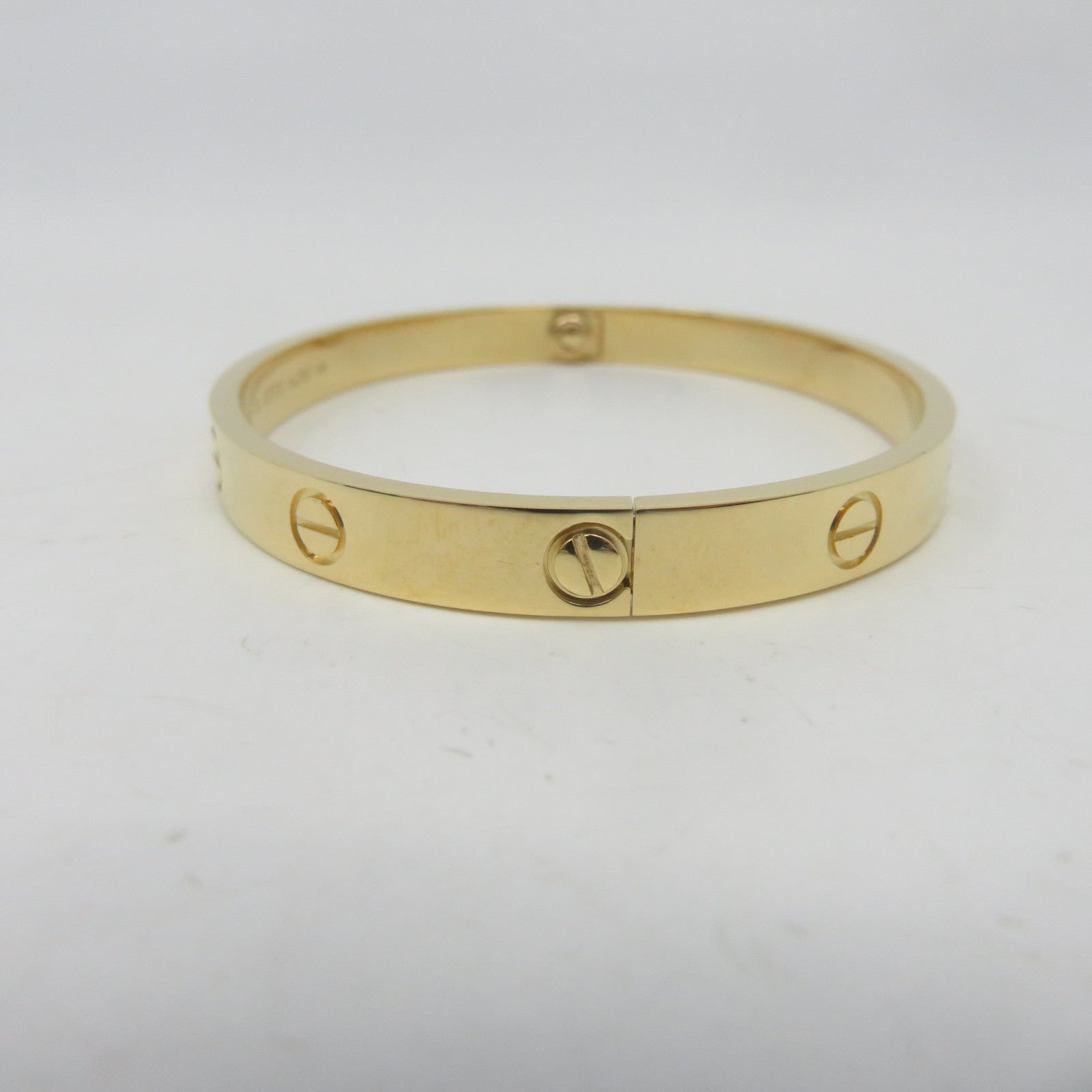 CARTIER 18K黃金Love Bracelet手鐲Cartier#18